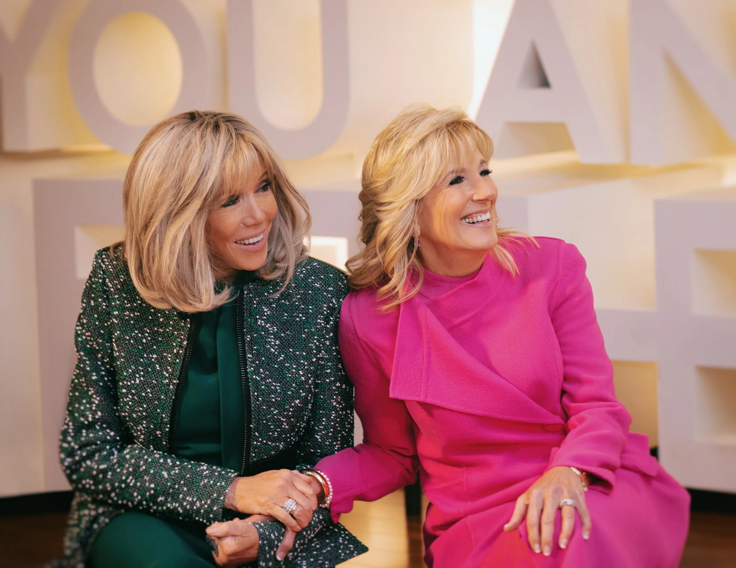 DR. JILL BIDEN & BRIGITTE MACRON, FIRST LADIES OF THE US & FRANCE