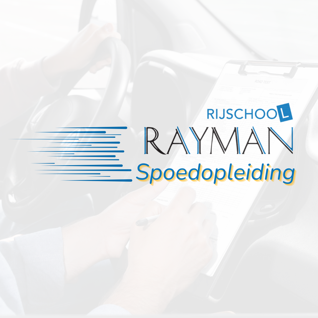 Visual van de spoedopleiding van Rijschool Rayman