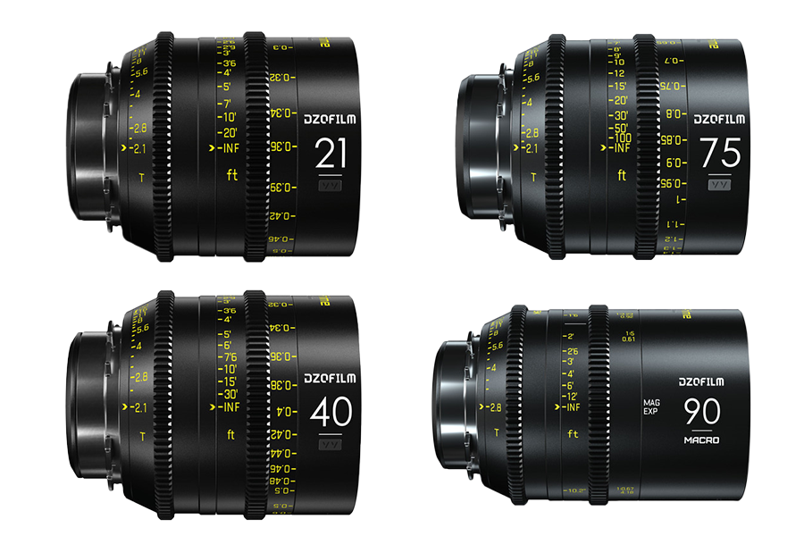 DZO Vespid 4-Lens Prime Set