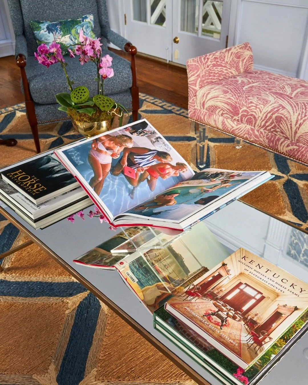 A quick styling tip: pull those beautiful books off your shelves (or out of storage) and style them on your coffee table. It&rsquo;s an easy way to add color, personality, and a layered look that makes the whole room feel more lived in.

#coffeetable
