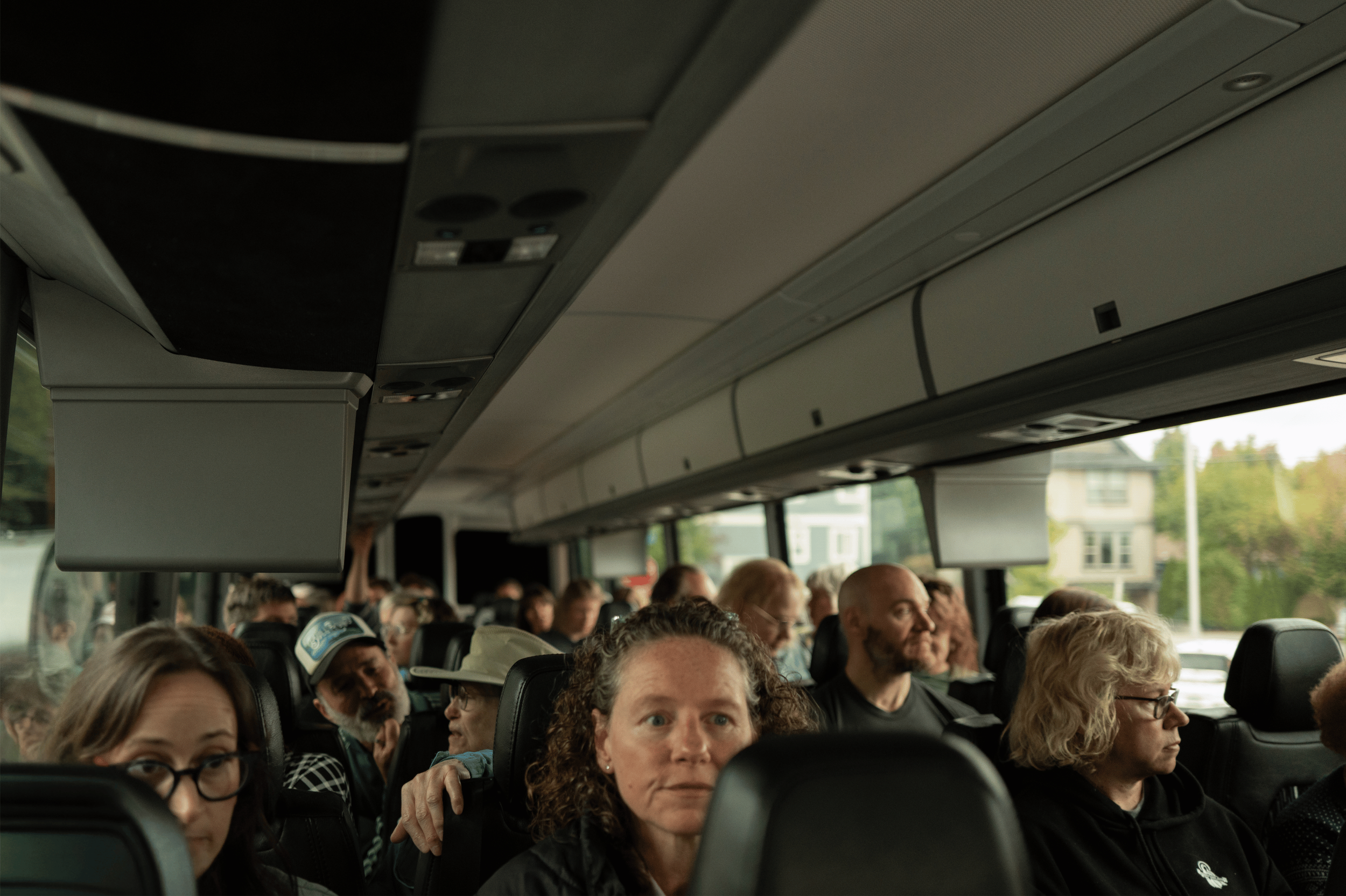  Community members participating in the guided historic bus tour during Kenton Roots on September 12, 2026.  Photo: Troy Winslow / Vanport Mosaic.  