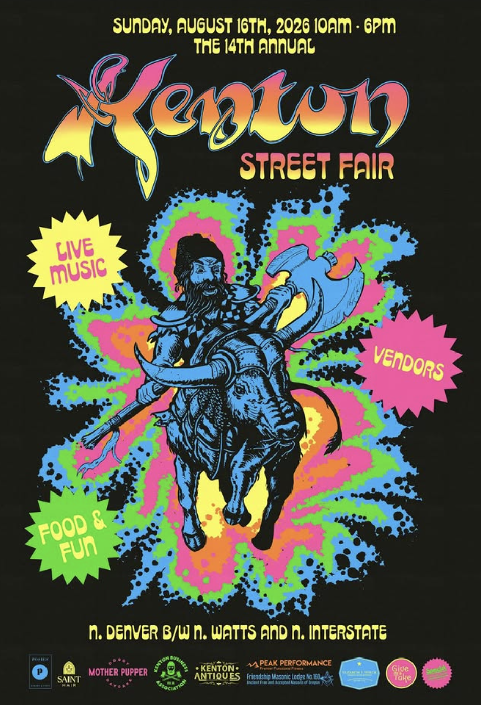 14th Annual Kenton Street Fair