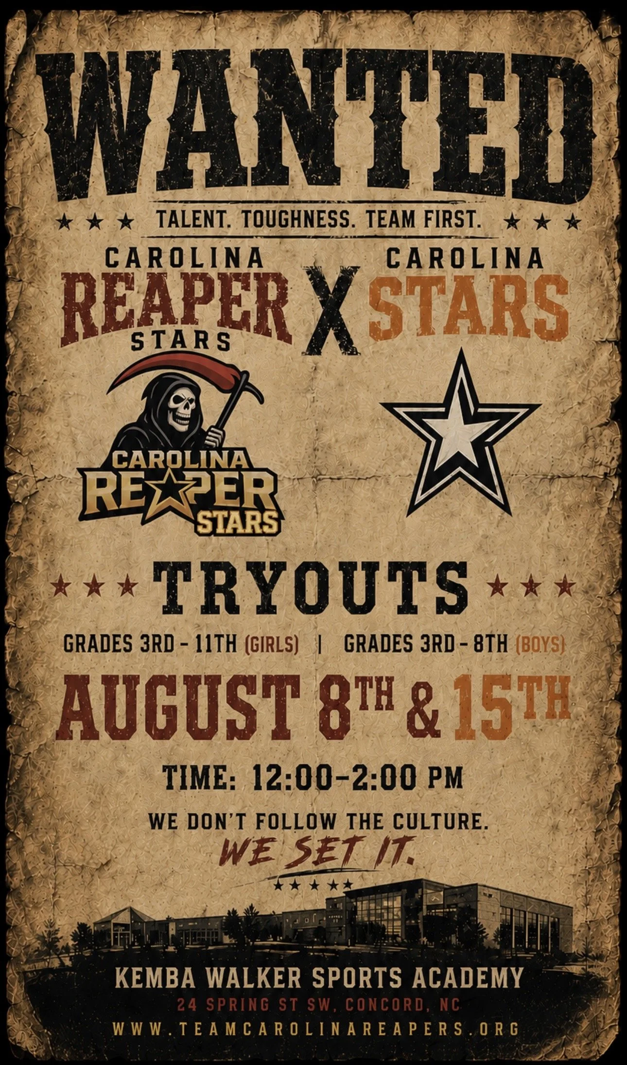 Reaper Stars X Stars Tryouts