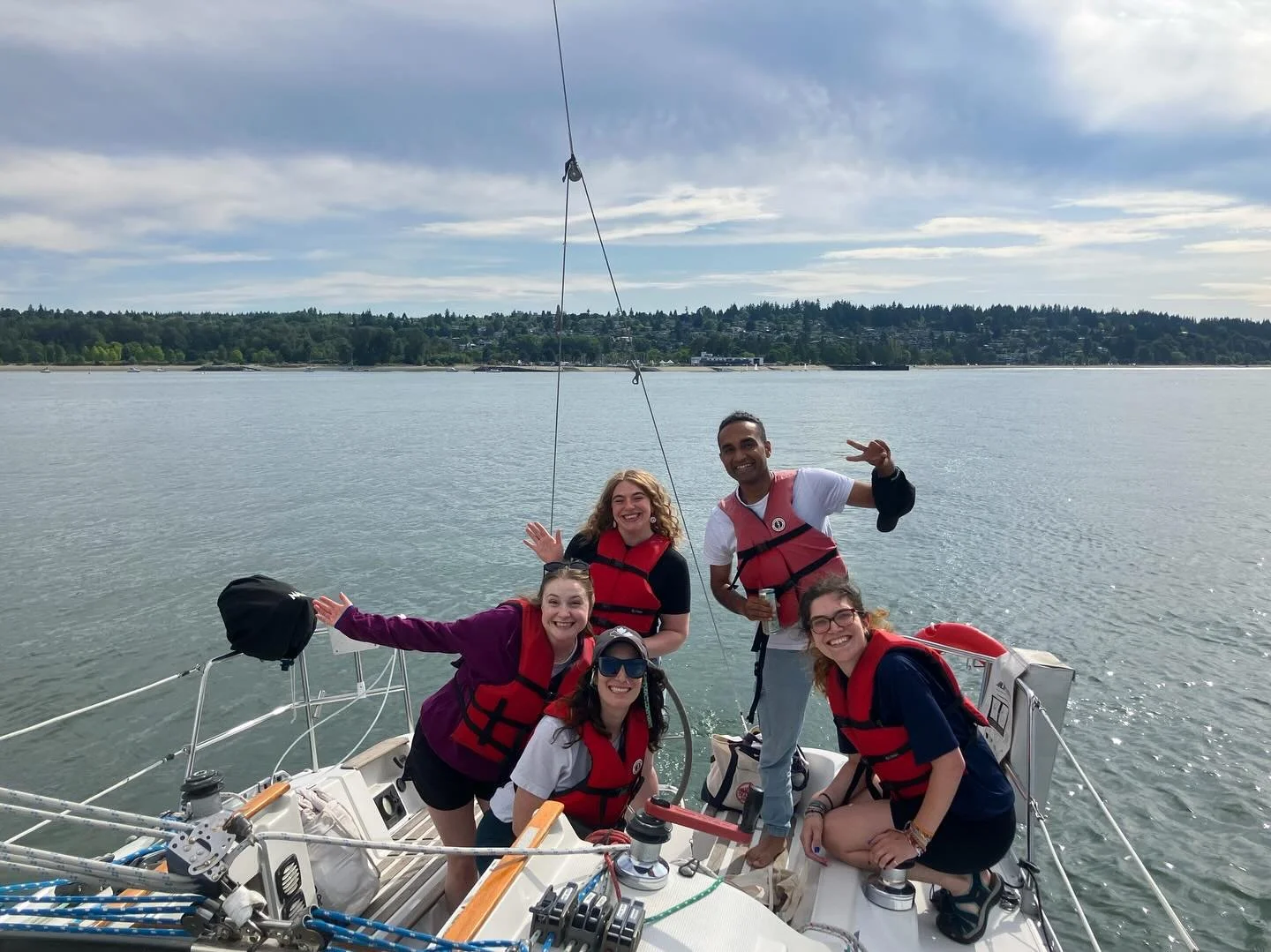 Blue skies and a good afternoon with team @oceanwise 🩵💙