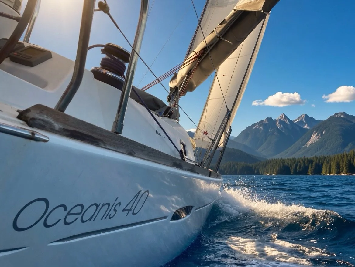 A gentle reminder of what&rsquo;s on its way:

Warm light spilling across the water, bare arms, unhurried conversations, and days that don&rsquo;t ask much from you..

Just presence and your summer sail awaits. 

#VancouverBySea
#SummerEscape #Sailin