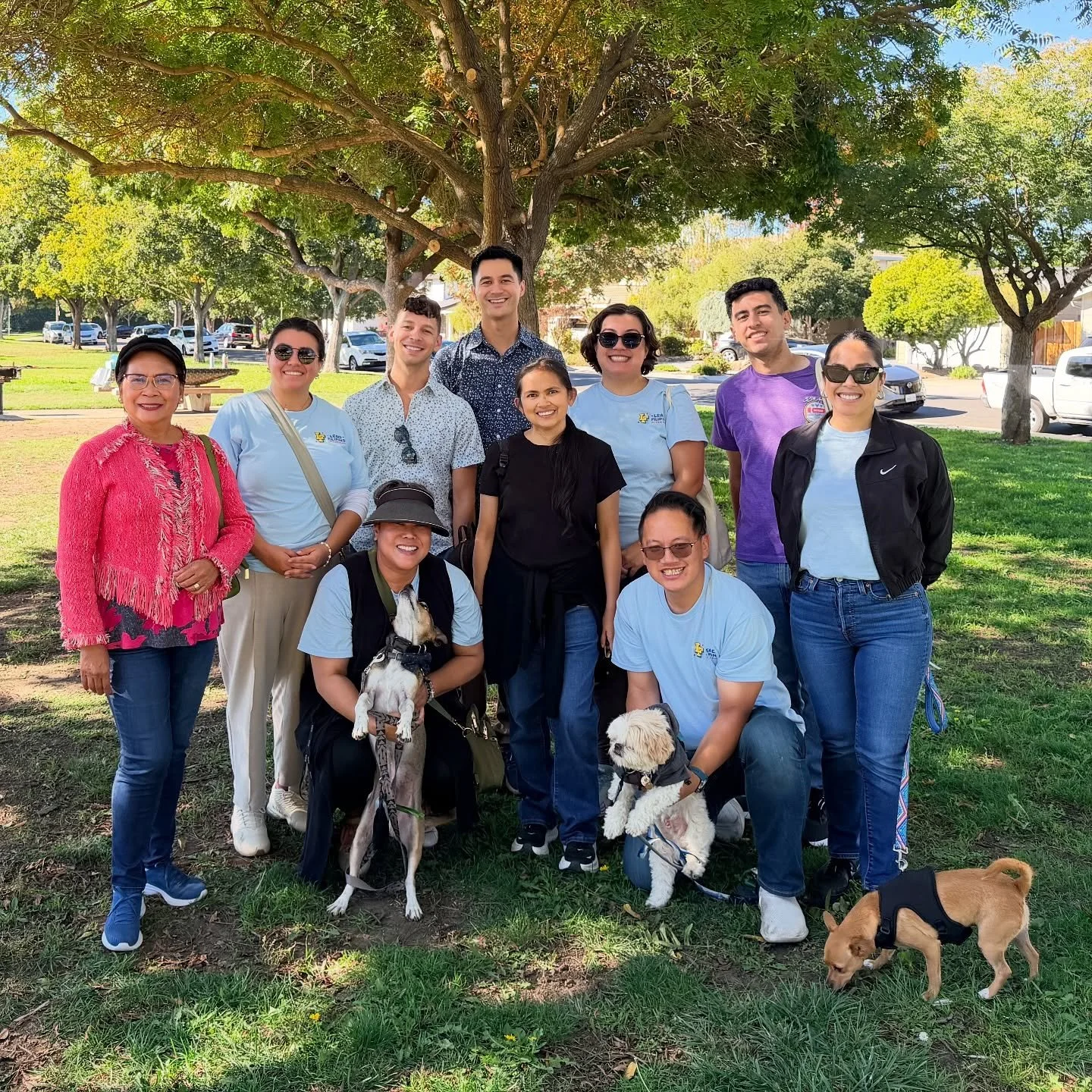 Amazing #YesonProp50 canvassing launch with FilAm elected leaders San Jos&eacute; City Councilmember @tordillosd3, Pinole Mayor @mayorsasai, and Berryessa Union School District Trustee [Tita] Thelma Boac.

We have 2 more days till Election Day to ens