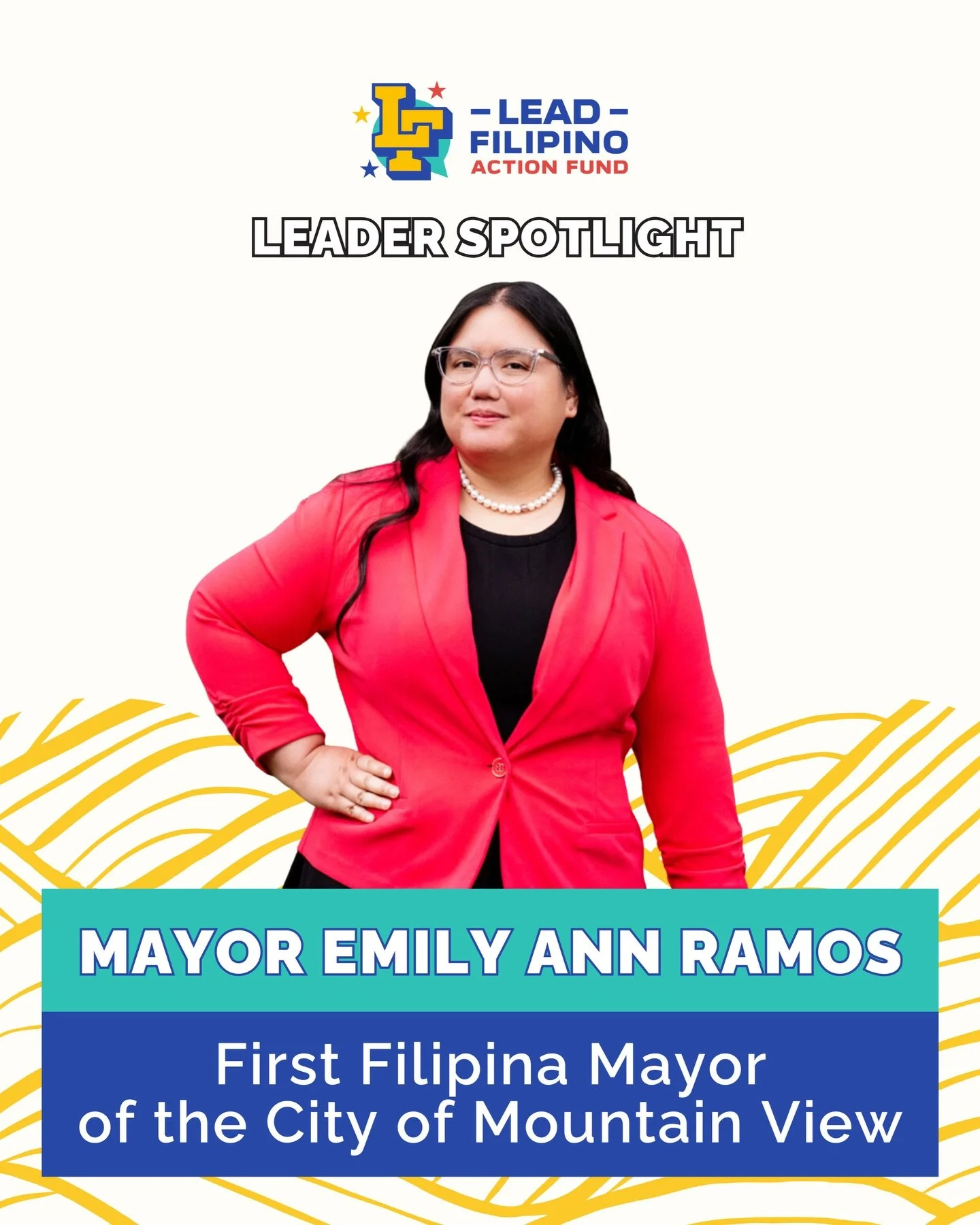 Congratulating our friend Mayor Emily Ann Ramos on making HERstory earlier this week when she was sworn-in as the FIRST Filipina American Mayor of Mountain View, a Silicon Valley city.

Notably, Mayor Ramos was also the first councilperson of Filipin