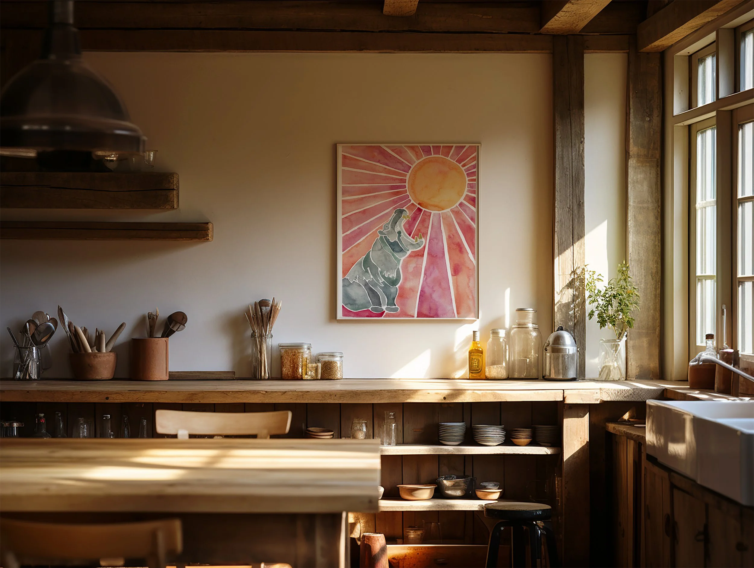 20x25 Farmhouse howling hippo.jpg