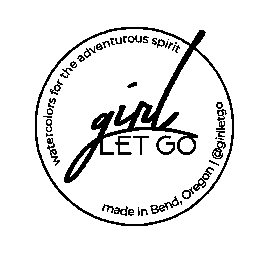 Amanda Enneking Art | Girl Let Go Watercolor Studio