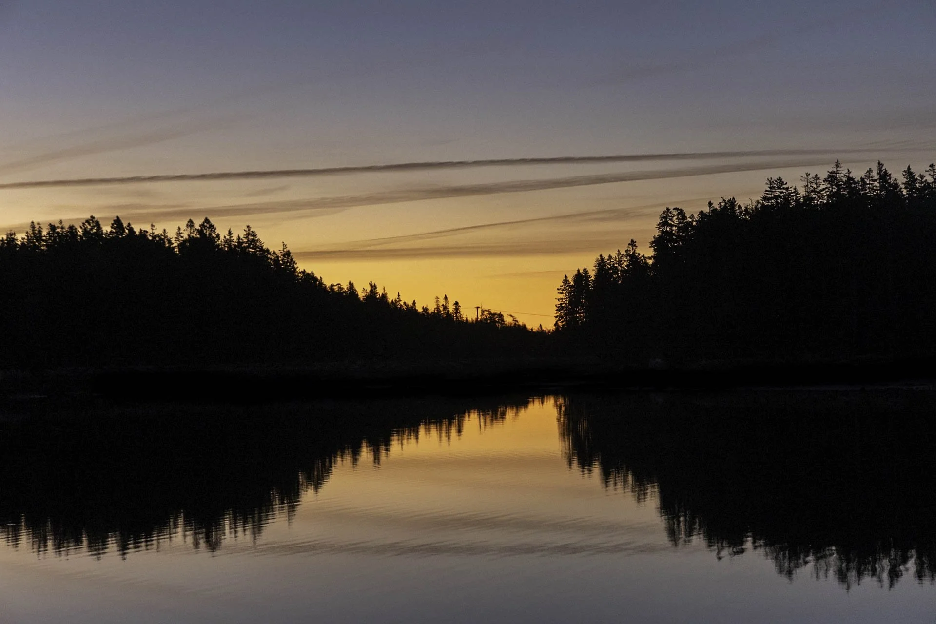 Where sky meets itself