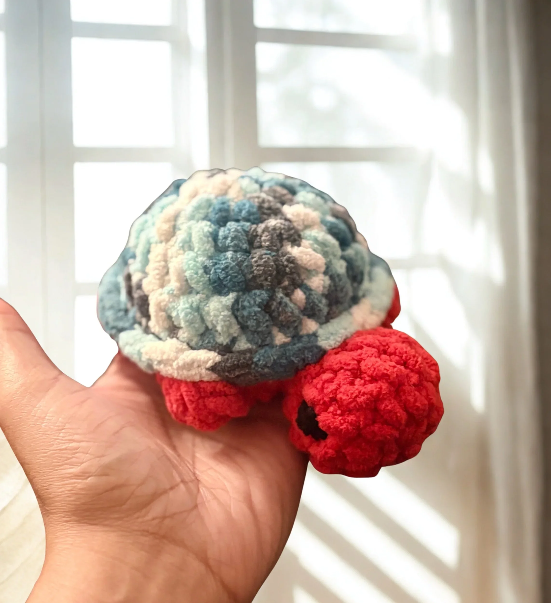 Magenta Mini Turtle Plushie