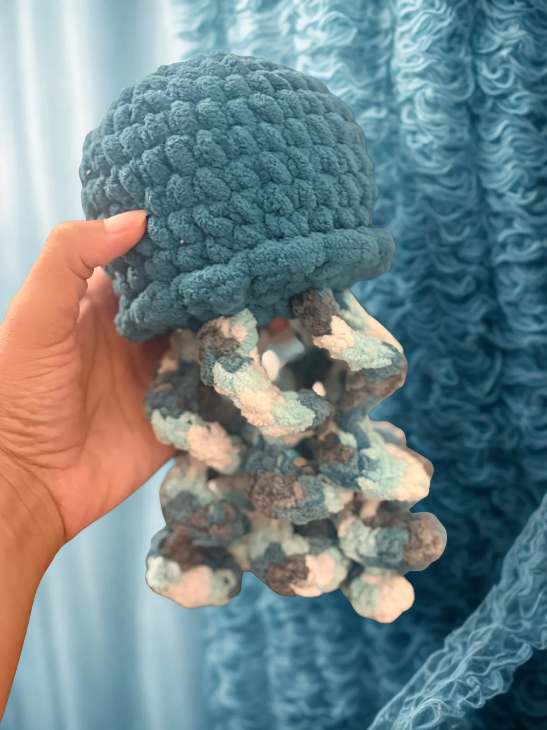 Ocean Serenity Jellyfish Crochet Plushie
