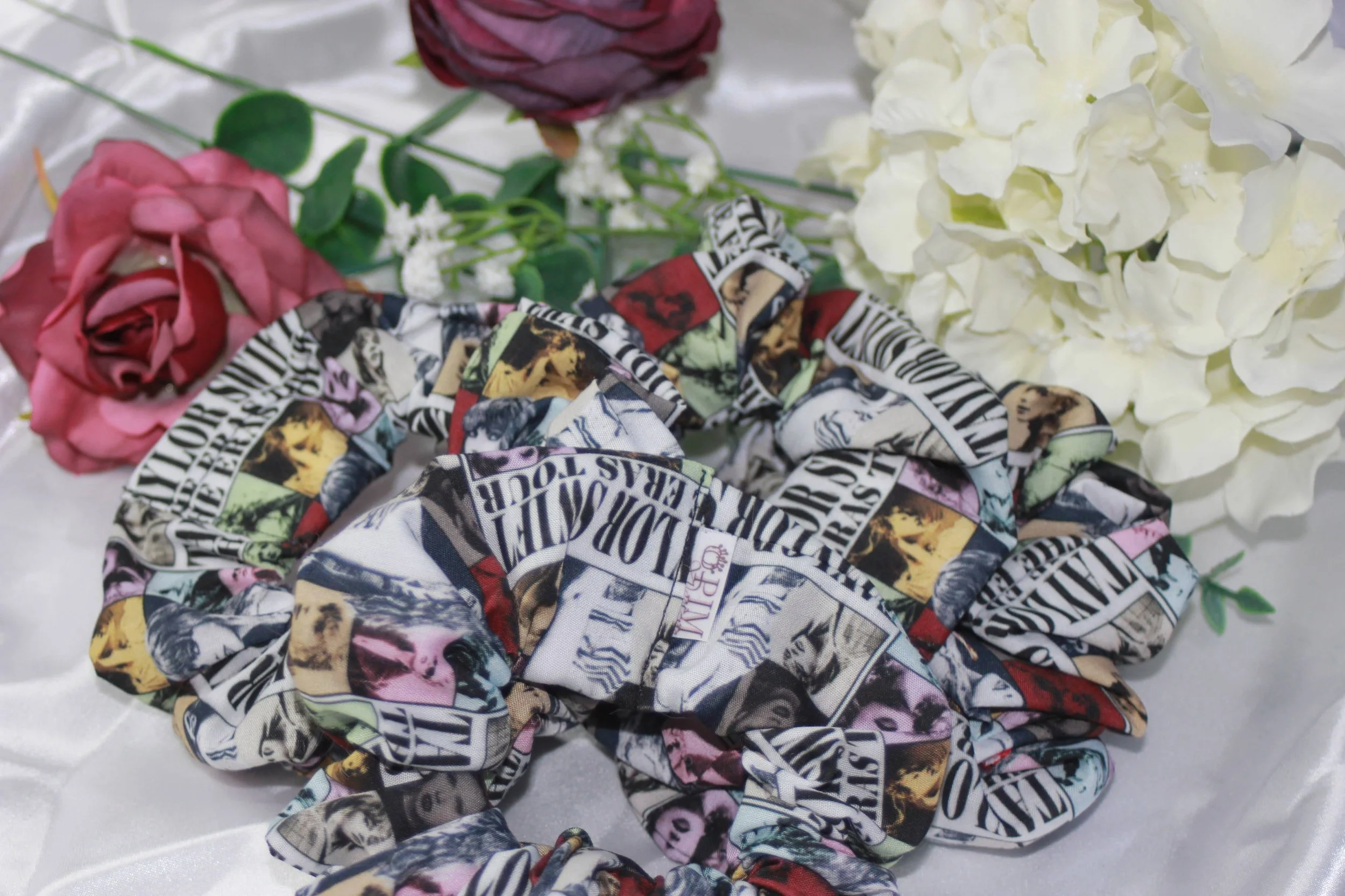 Taylor Swift Inspired Cotton Scrunchie – Regular Size | Soft, Stylish, Everyday Accessory