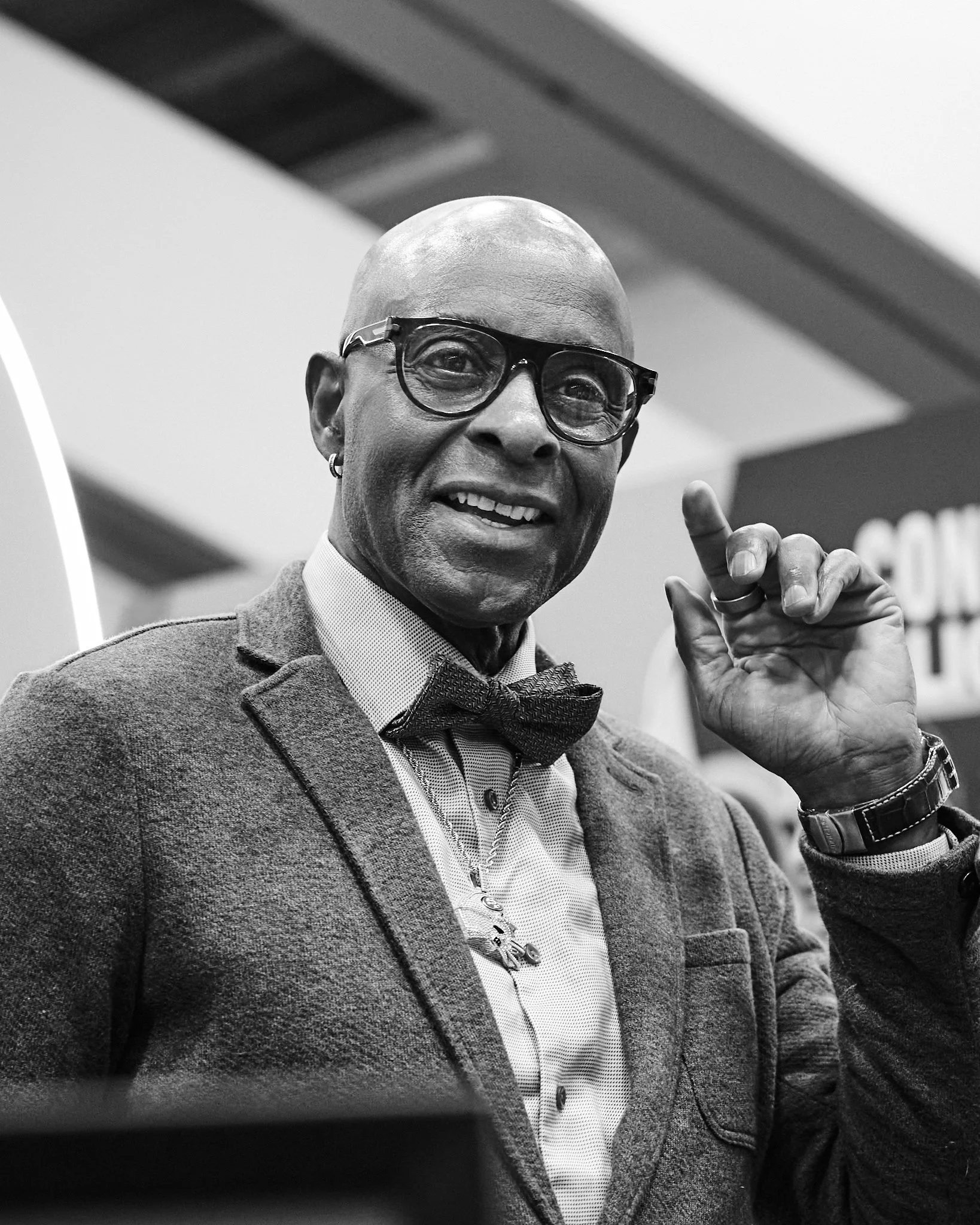 NFL Hall of Fame legend Jerry Rice photographed for Invisalign