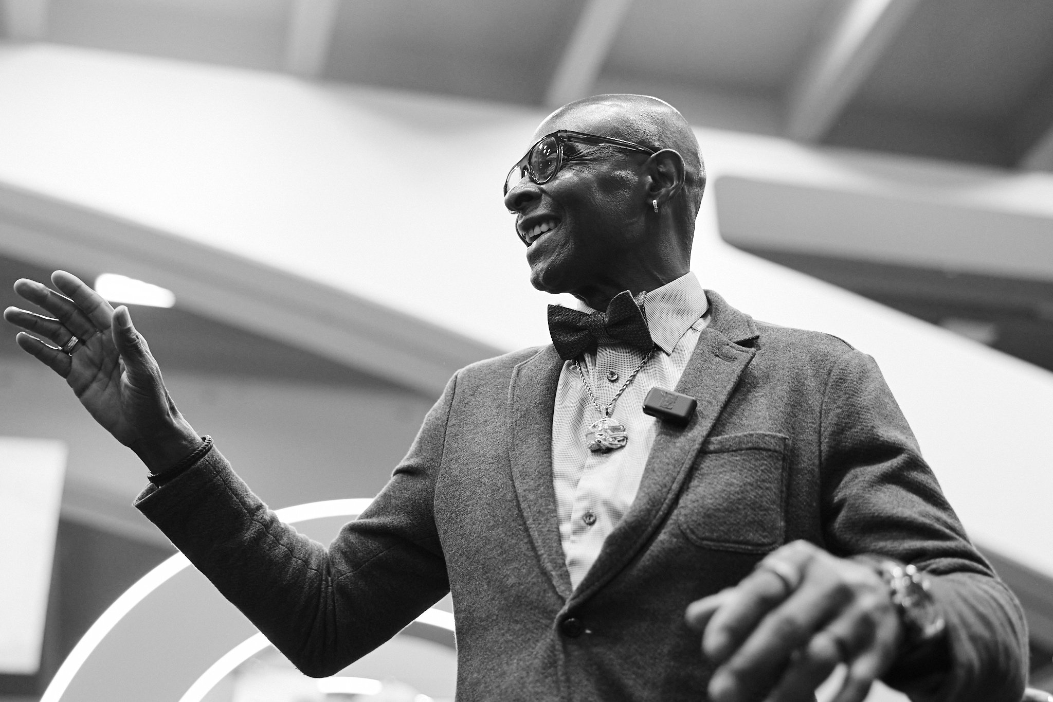 NFL legend Jerry Rice photographed for Invisalign