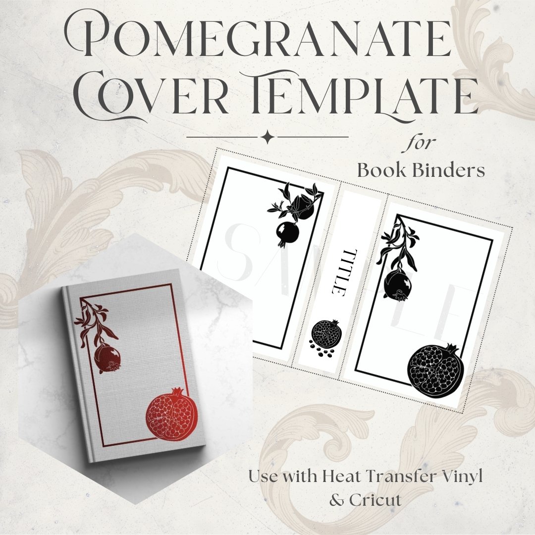 Pomegranate Book Cover Template