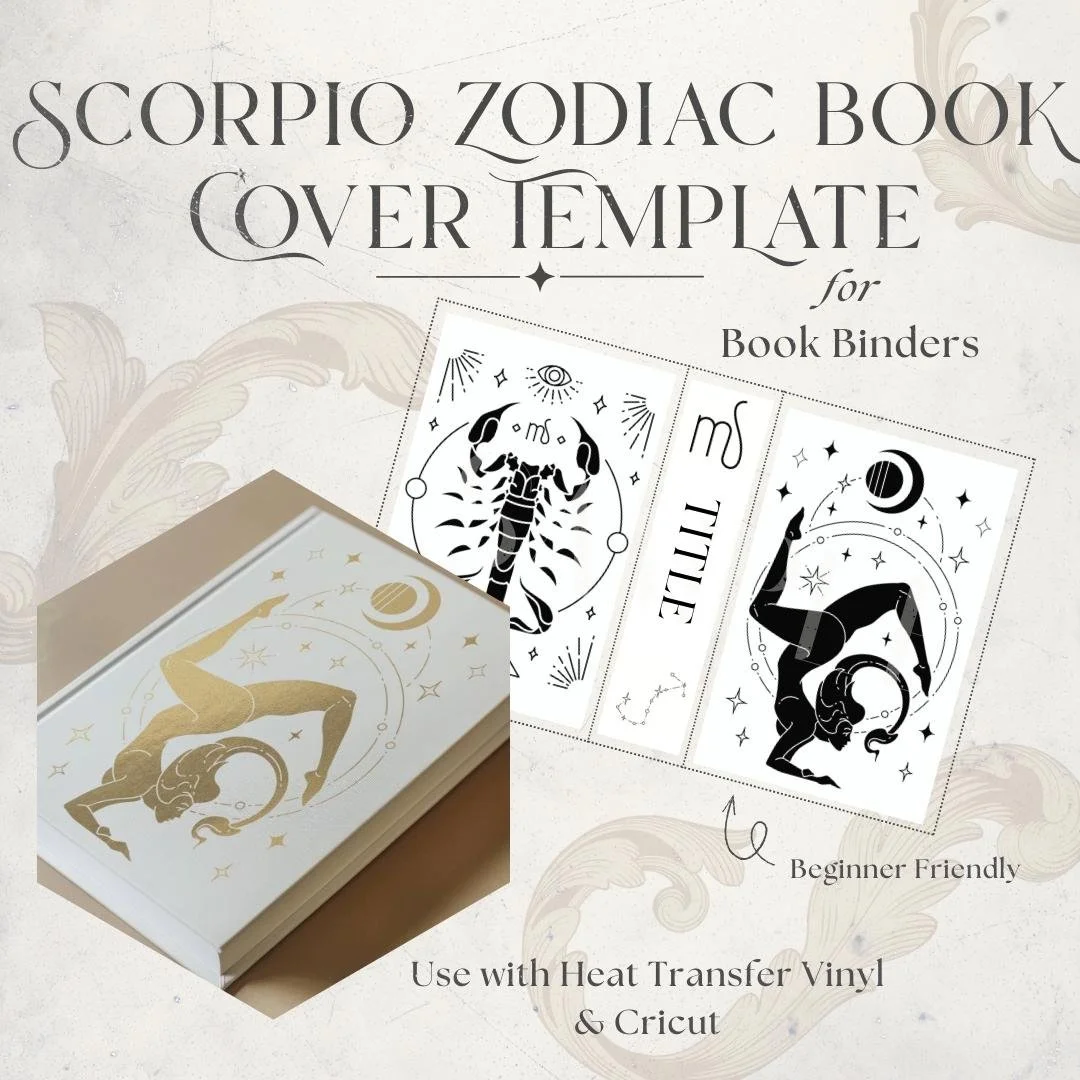 Zodiac Scorpio Book Cover Design Template