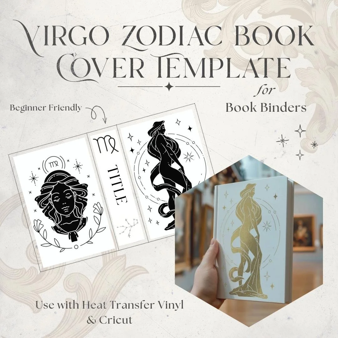 Zodiac Virgo Book Cover Design Template