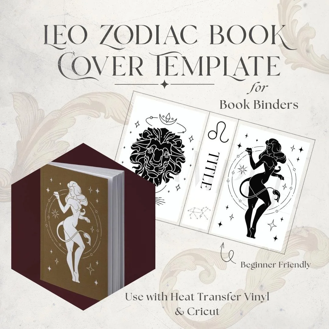 Zodiac Leo Book Cover Design Template