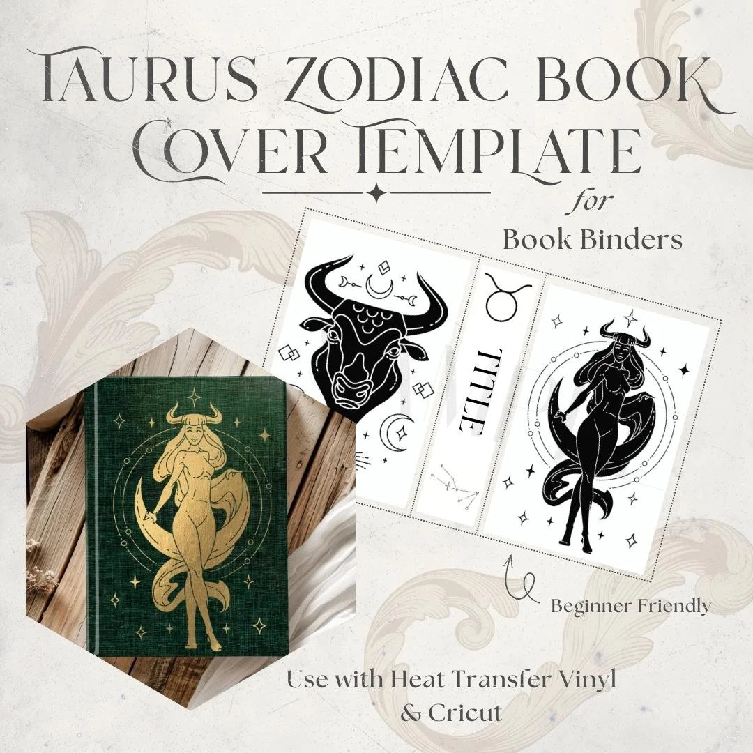 Zodiac Taurus Book Cover Design Template
