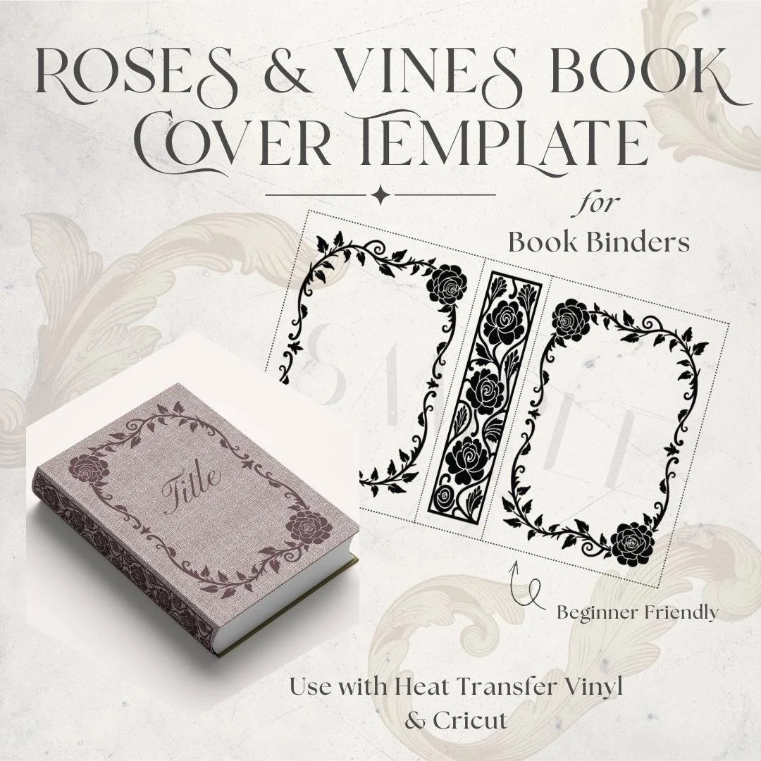 Roses and Vines Book Cover Template