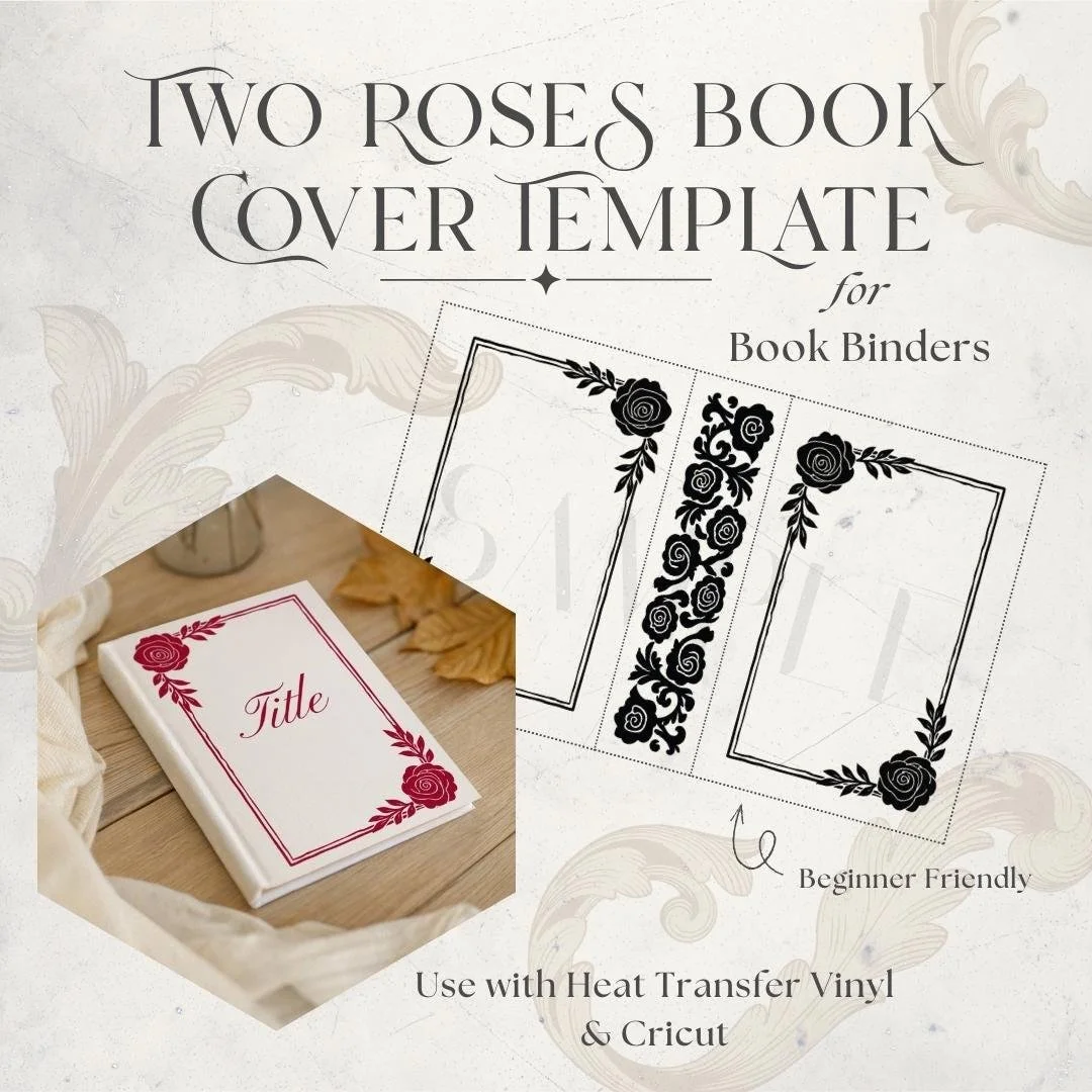 Two Roses Book Cover Design Template