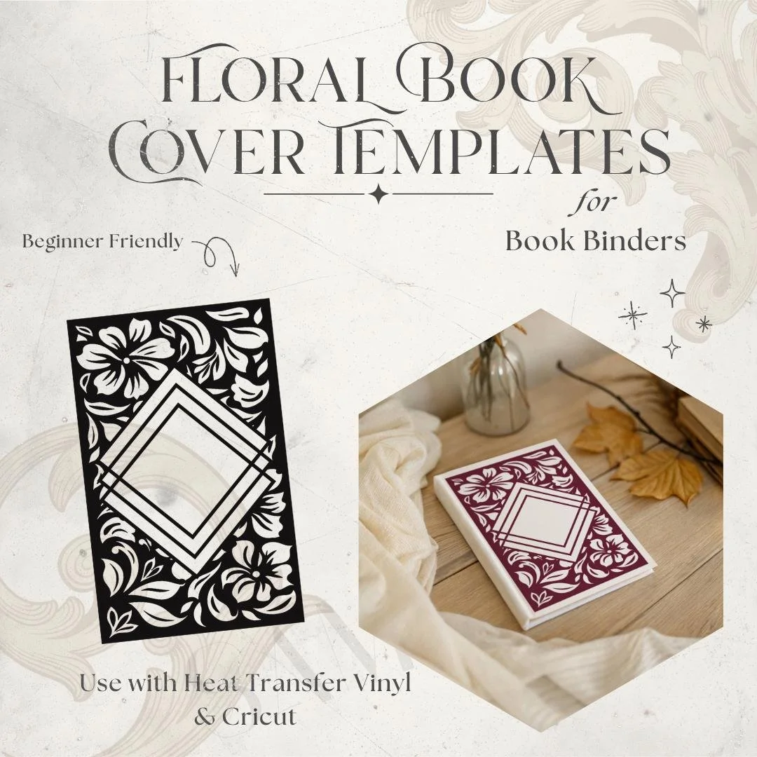 Floral Book Cover Design Set