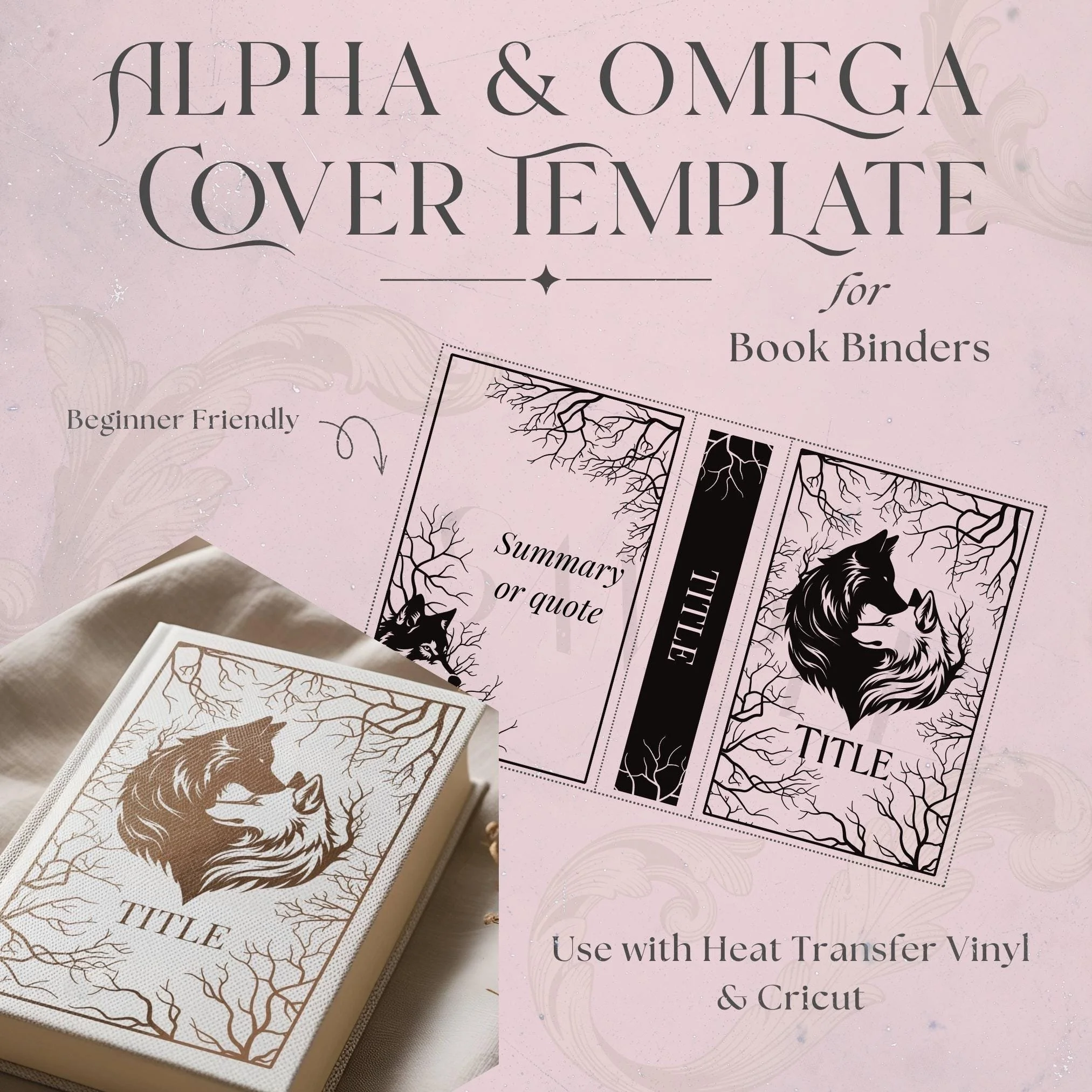 Alpha and Omega Romance Book Cover Template