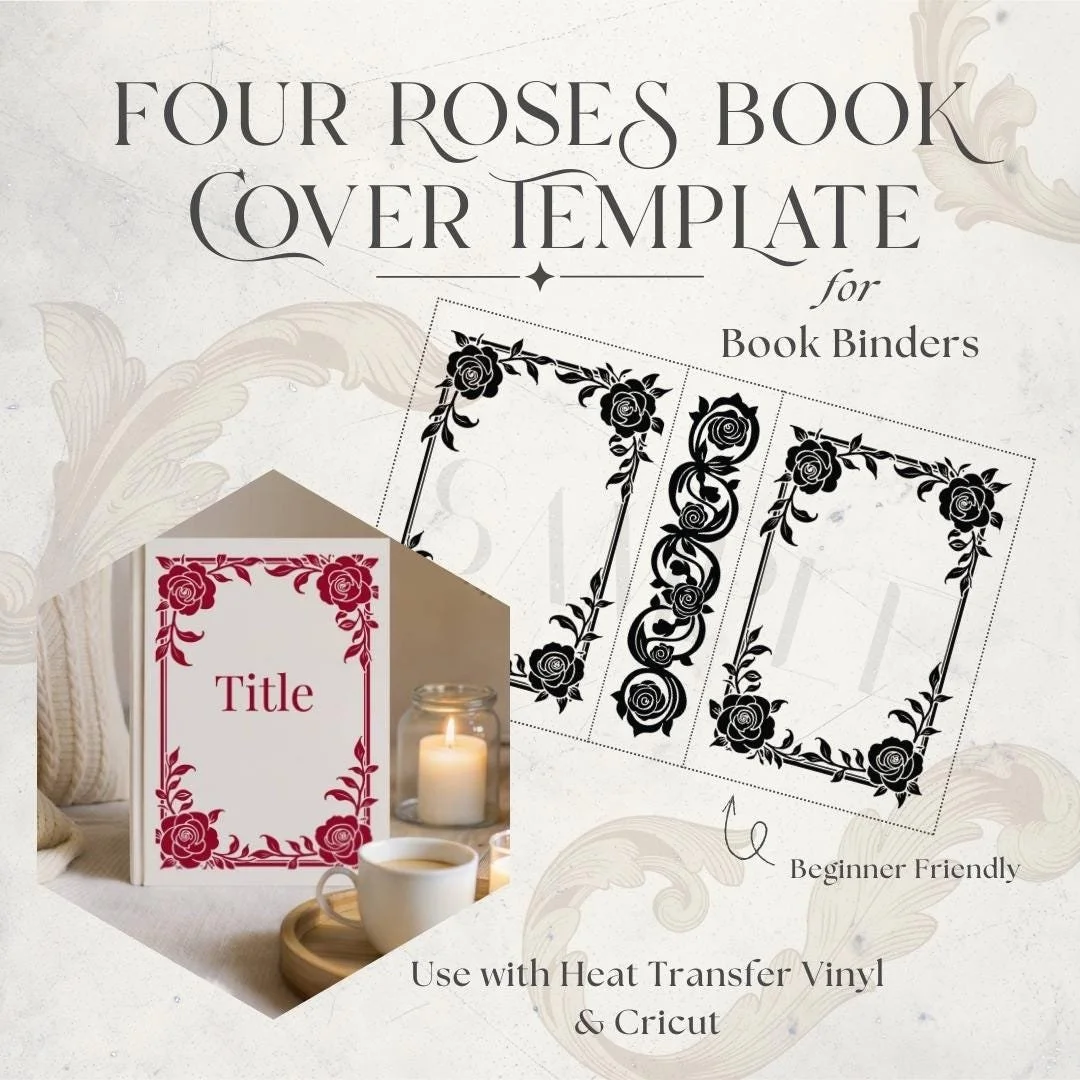 Four Roses Book Cover Design Template