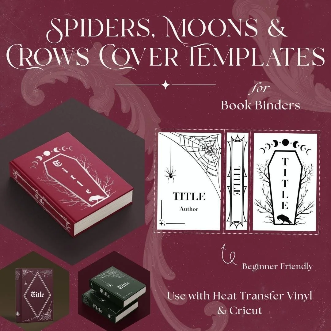 Gothic Book Cover Templates Set