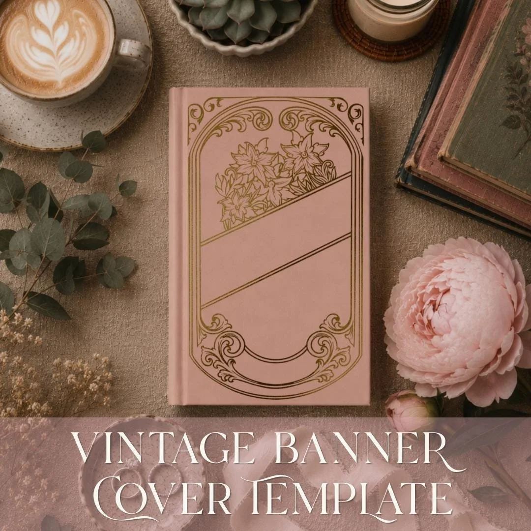Vintage Banner Book Cover Template