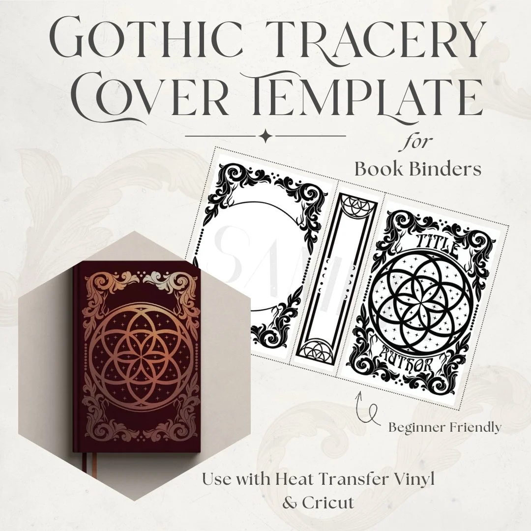 Gothic Tracery Book Cover Template