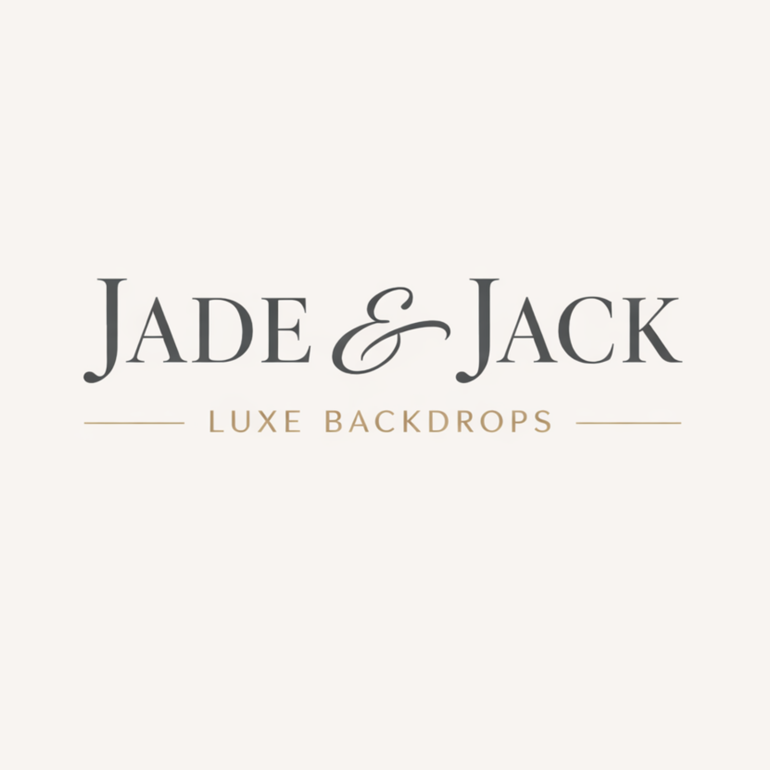 Jade &amp; Jack Luxe Backdrops