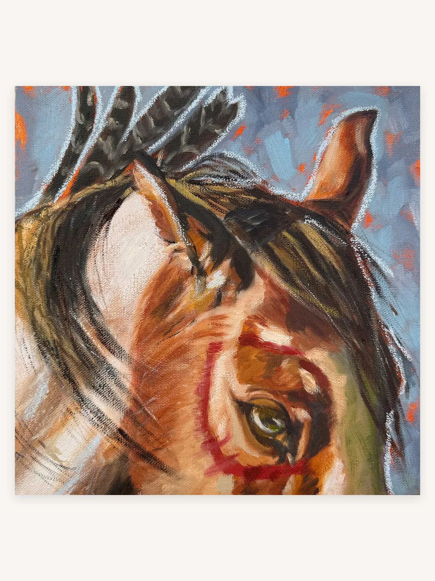 War Paint Pony No. 1, 10x10