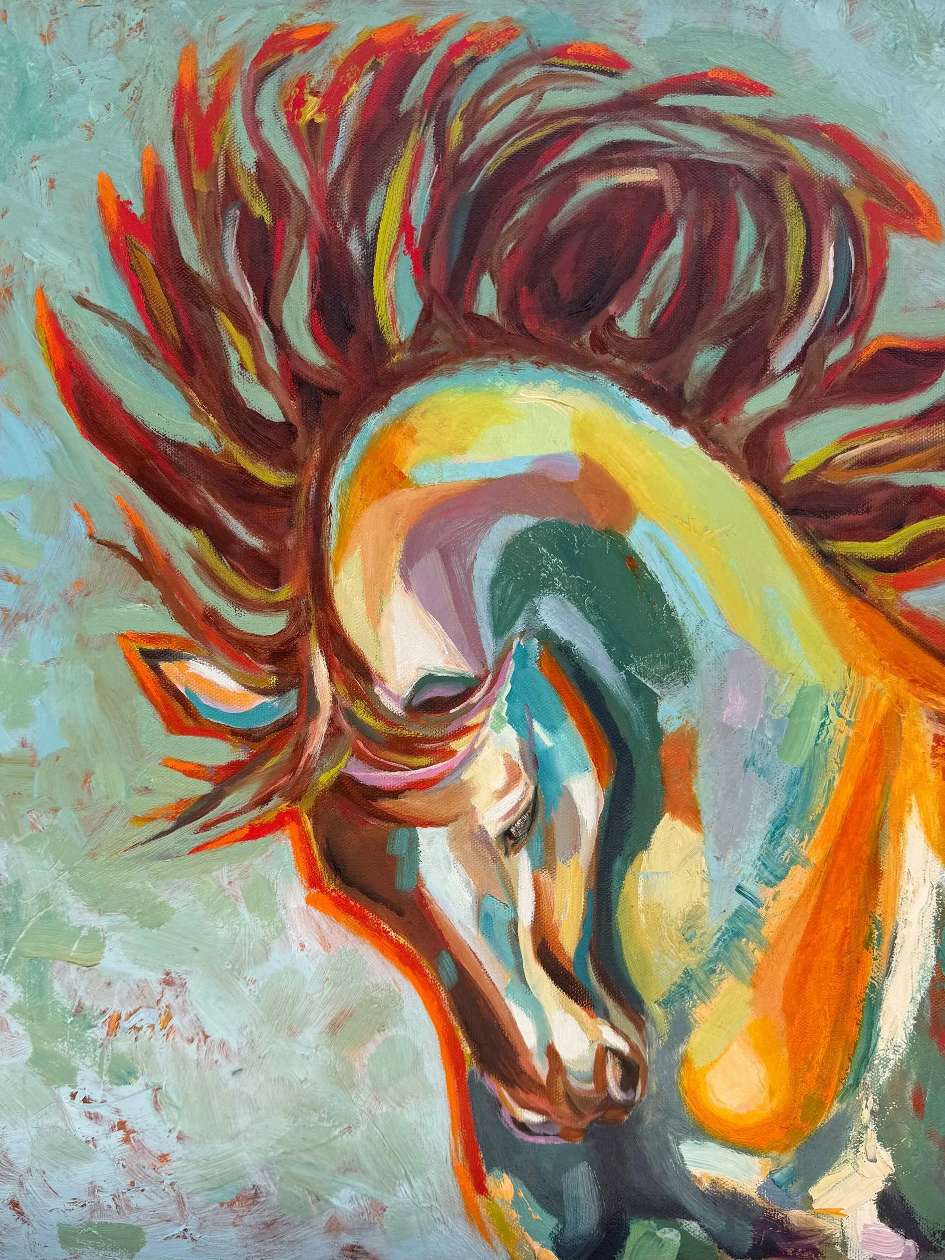 Fire Horse, 16x20