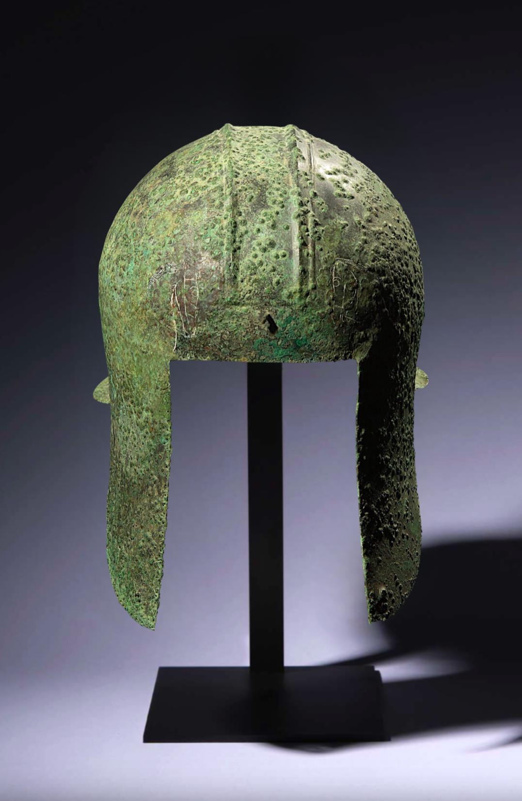 Ancient Greek Bronze Illyrian Helmet 600-500BC