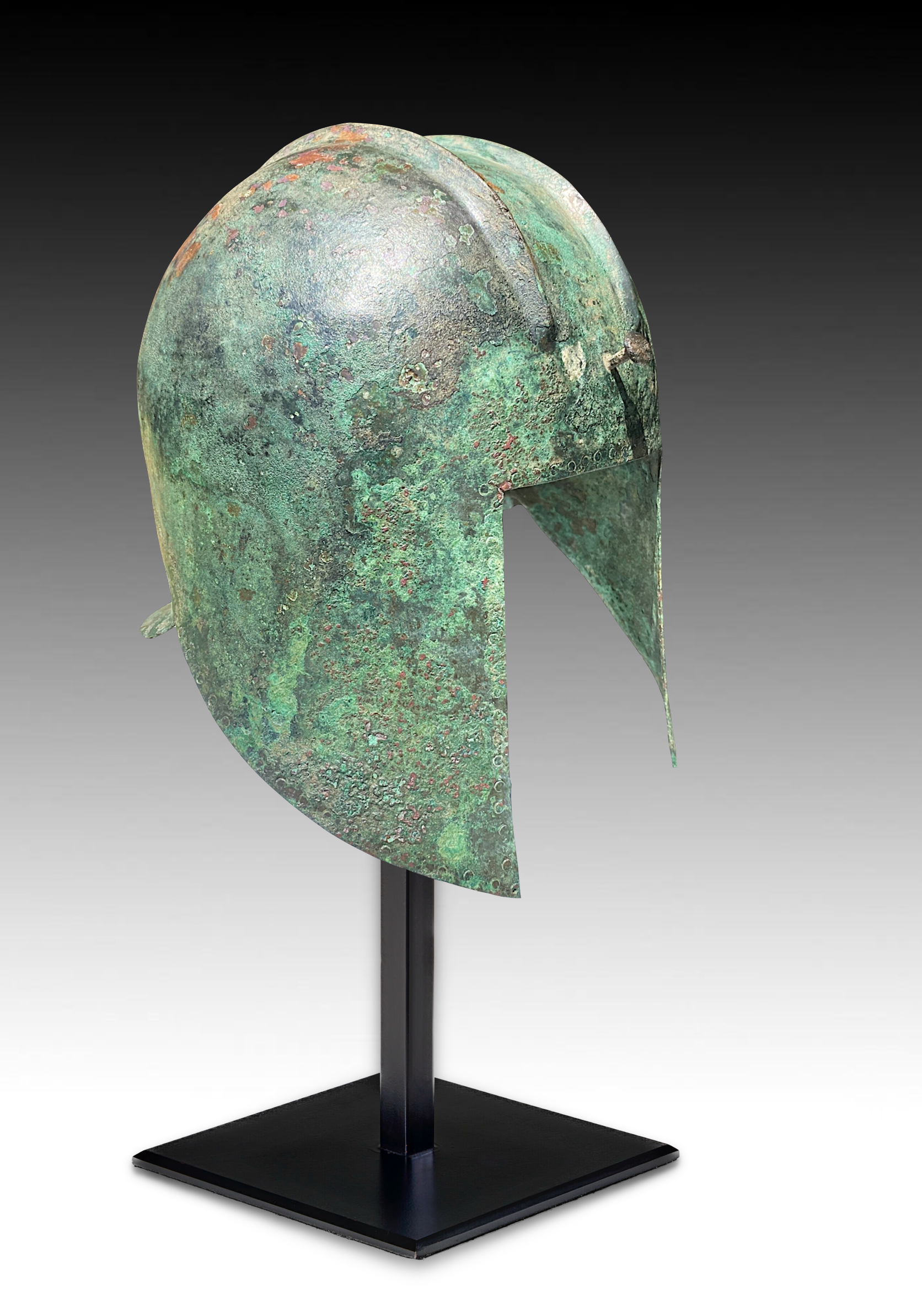 Ancient Greek Bronze Illyrian Helmet 600-500BC