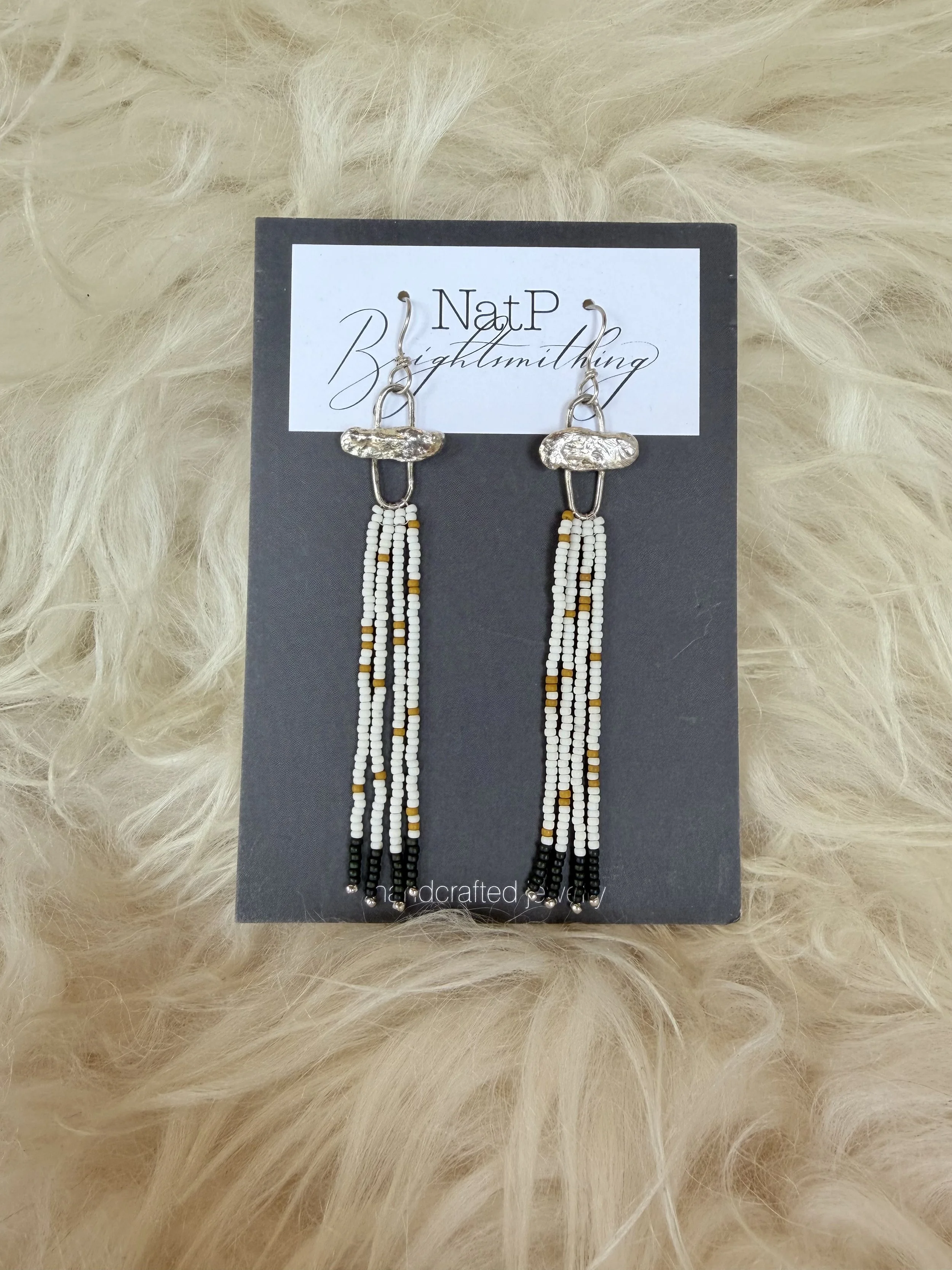 Water Drop Beaded Earrings