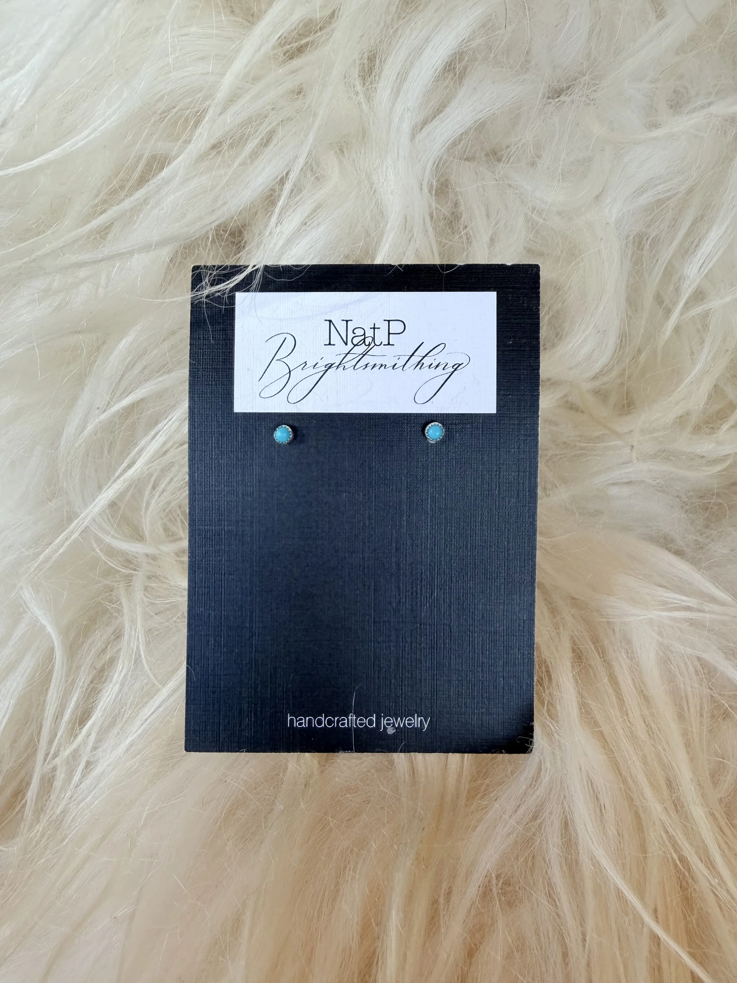 Teensy Turquoise Studs