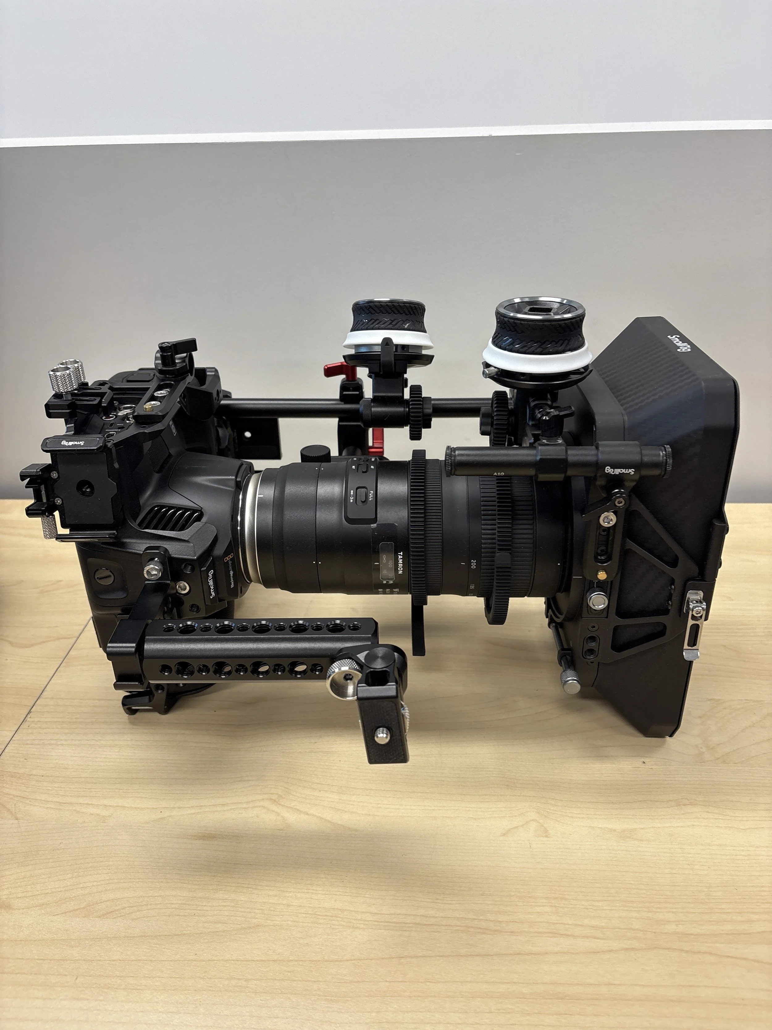 Black-Magic Design Pocket Cinema Camera 6K  + Tamron EF Mount 70-150mm Lens and Rigging