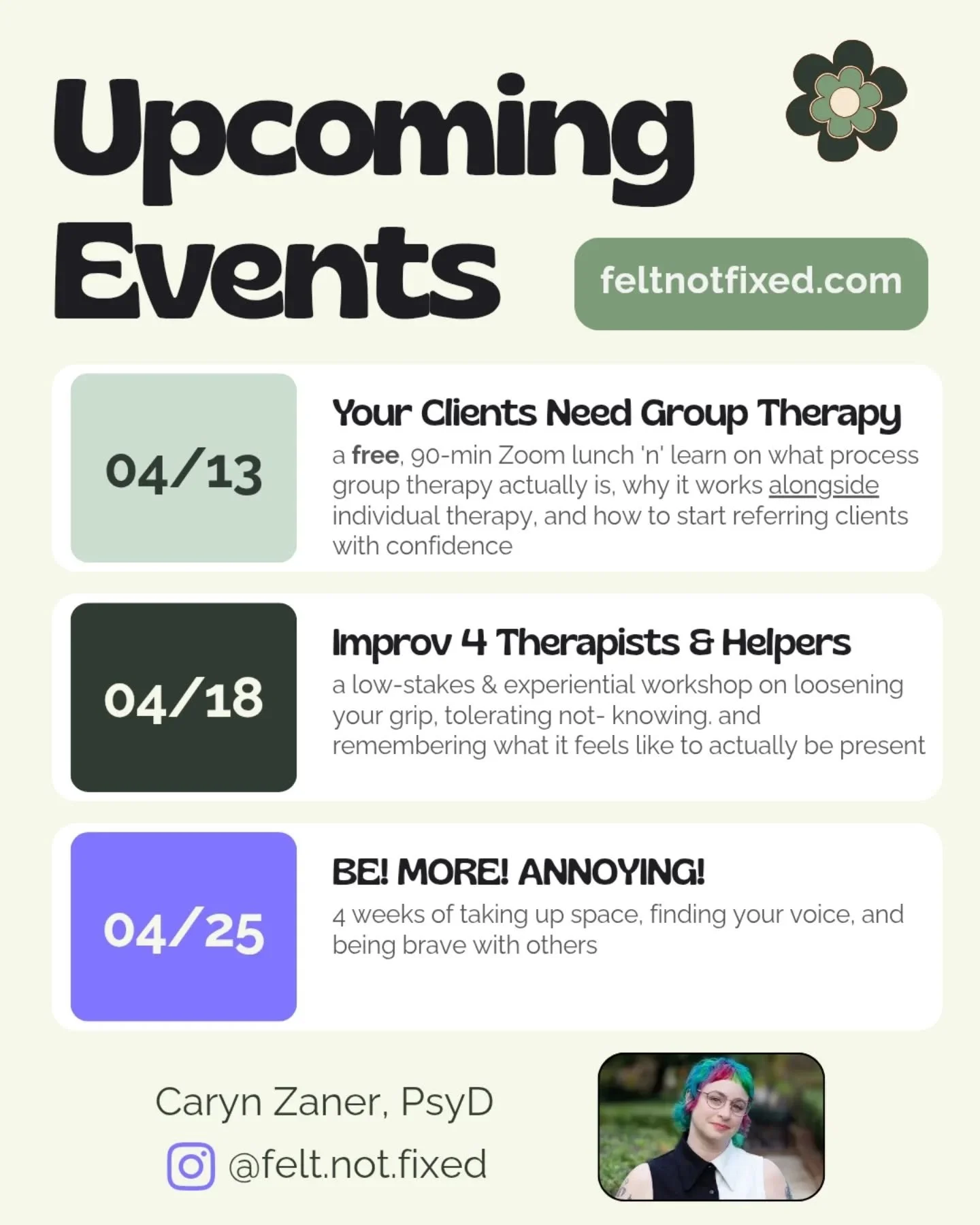 april is apparently the month i decided to do everything?
i regret nothing.

three offerings with slightly different vi es, but one thru-line:  there's something valuable in showing up without a script, knowing what you actually want, and being willi