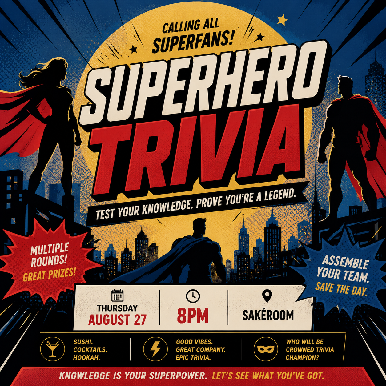 MARVEL TRIVIA NIGHT