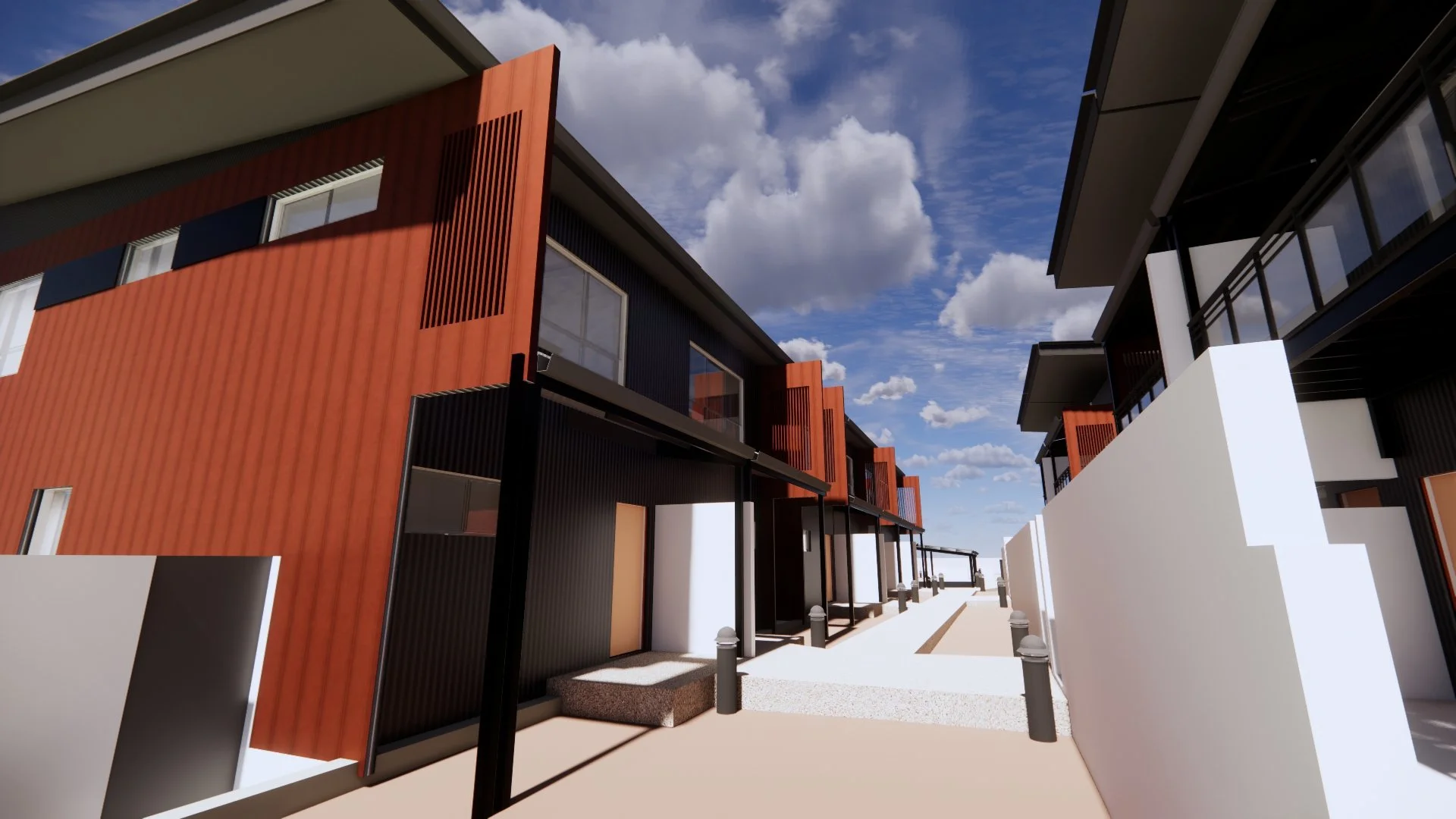 Harris Road affordable townhouses