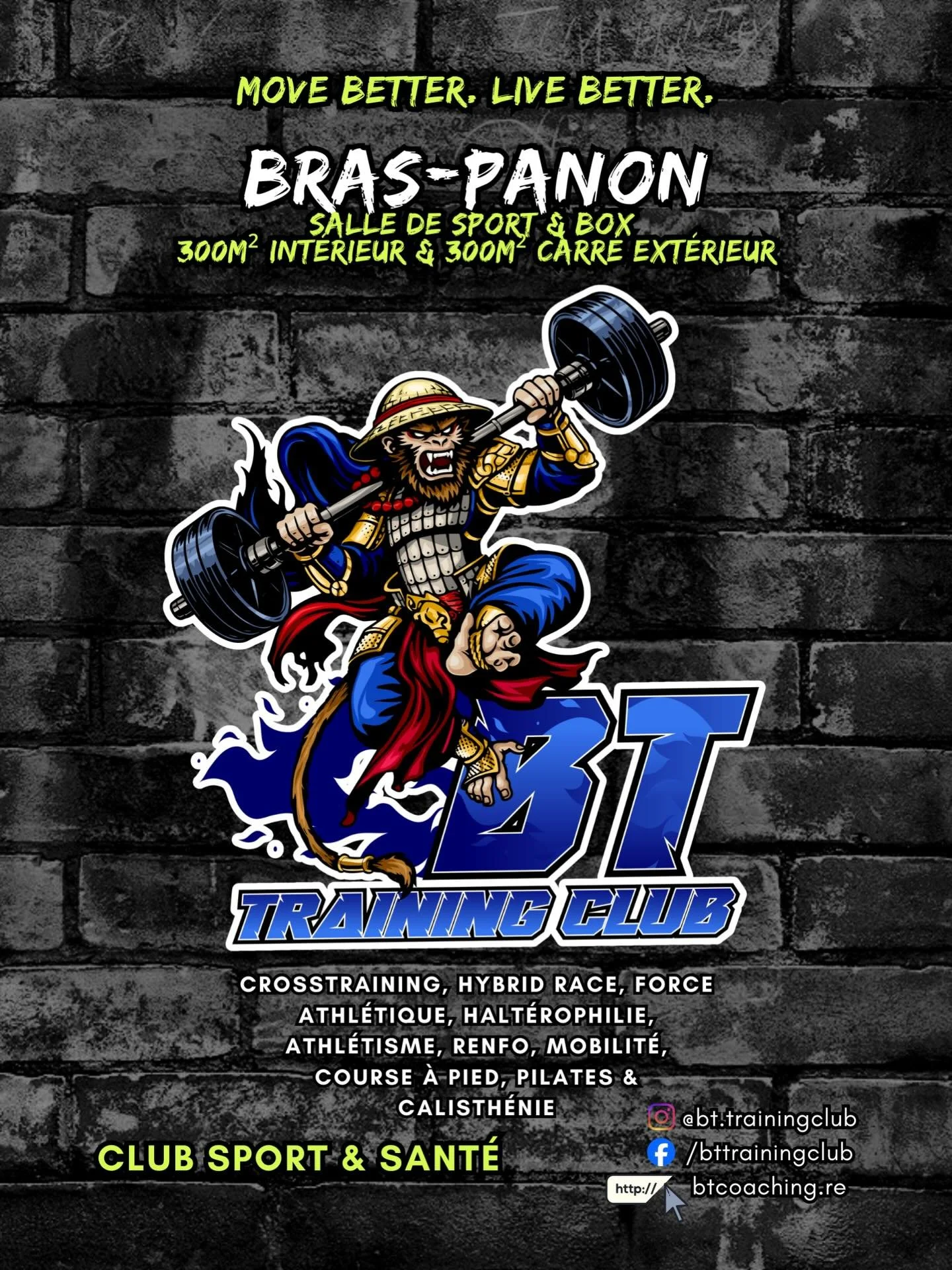 Plus qu&rsquo;une salle.
On construit un standard.

BT Coaching &eacute;volue.
Bienvenue chez BT Training Club.

12 ans d&rsquo;exp&eacute;rience dans le m&eacute;tier.
7 ans &agrave; structurer un club qui a commenc&eacute; en ext&eacute;rieur.
Aujo