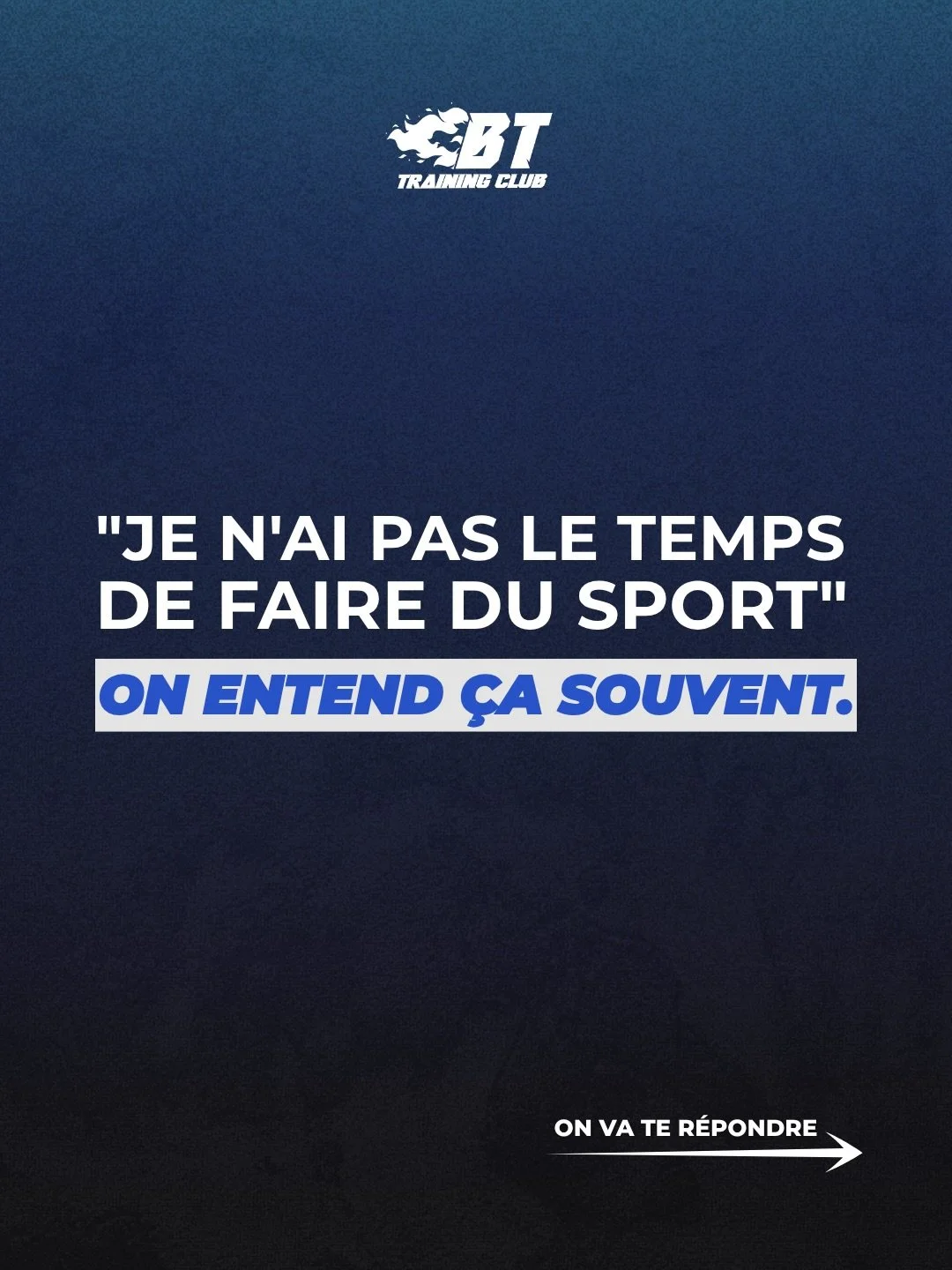 &laquo;&nbsp;Je n&rsquo;ai pas le temps de faire du sport.&nbsp;&raquo;

C&rsquo;est l&rsquo;excuse qu&rsquo;on entend le plus souvent. Et on comprend.
 Mais la r&eacute;alit&eacute; c&rsquo;est que t&rsquo;as pas besoin de passer des heures &agrave;