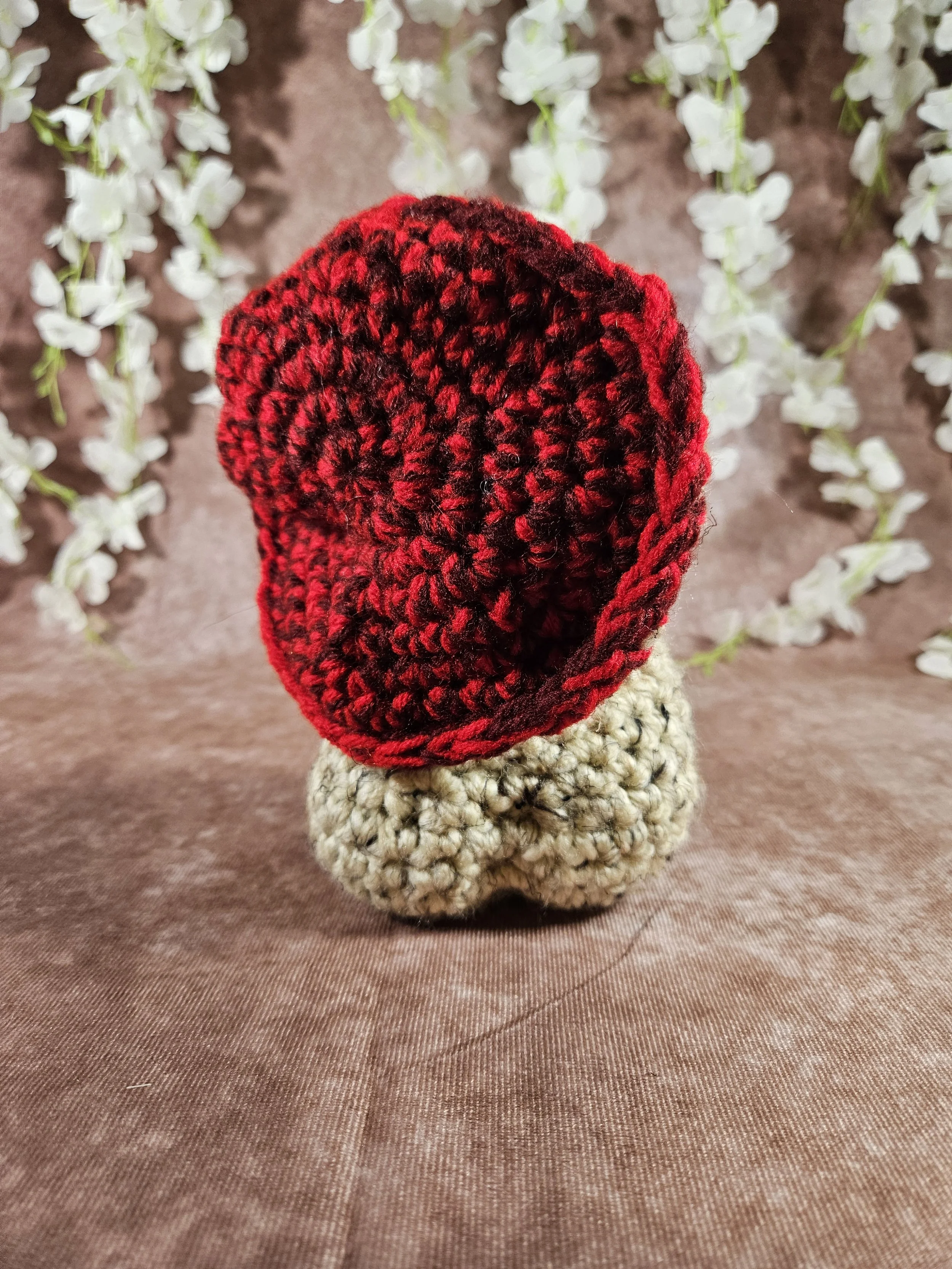 Large Red Cap Mushroom with Booty