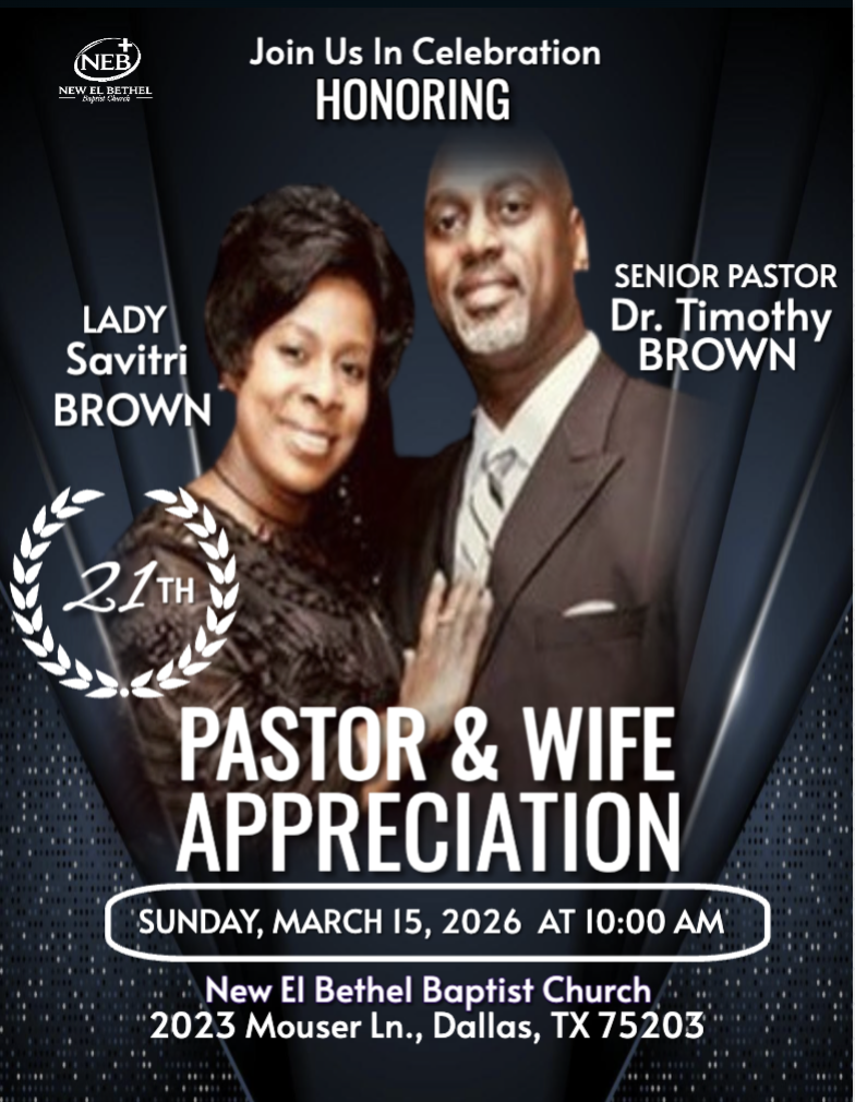 21st Pastor &amp; Wife Anniversary Celebration