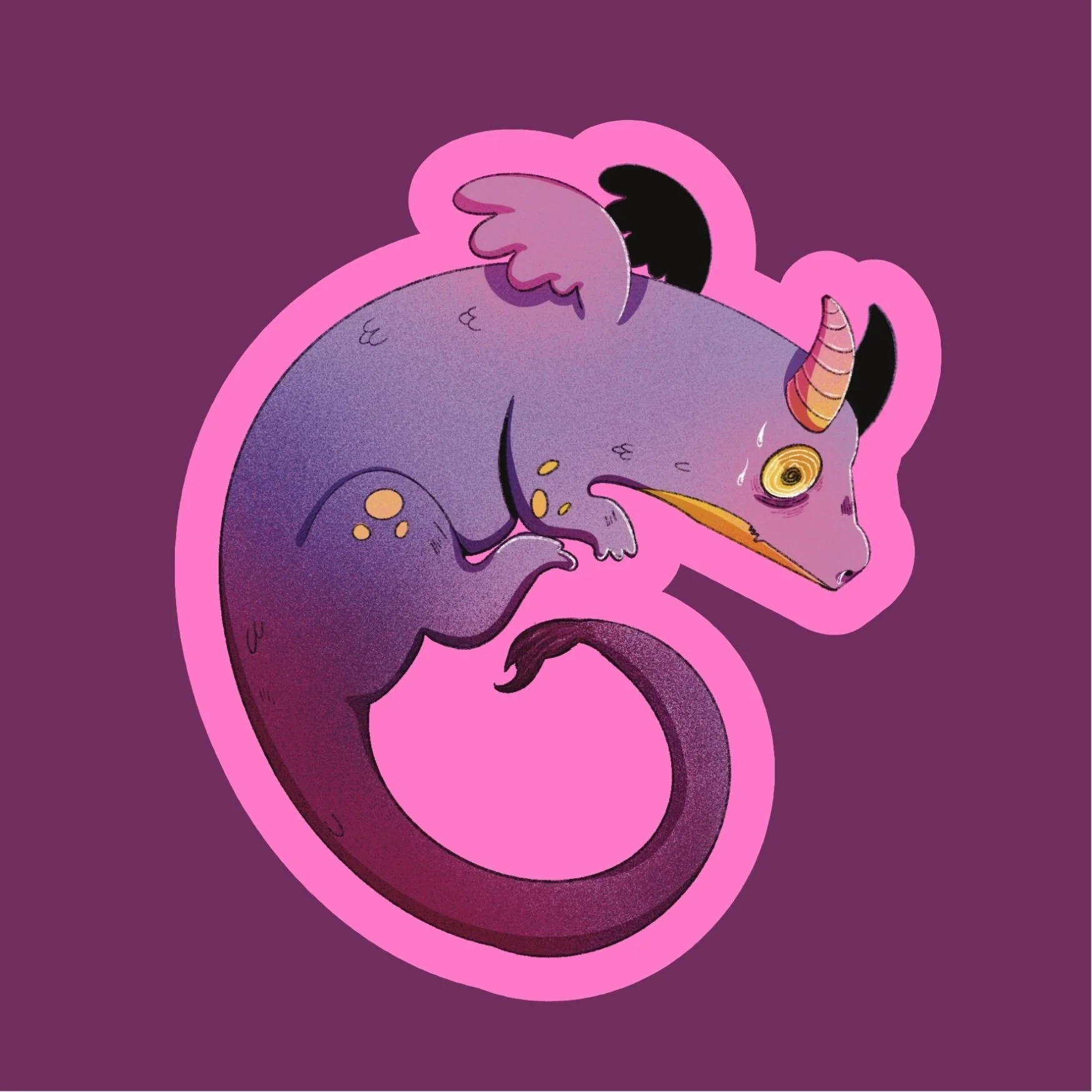 Acrofobia- Sticker Impermeable (8x8cm)