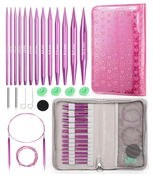 Este set de agujas de tejer es demasiado completo para empezar!
