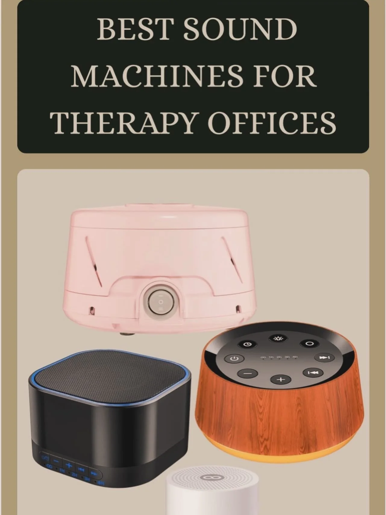 Link in bio to save you from time researching ✨

#soundmachine #relaxationtechniques #therapistsinprivatepractice #officelife #lpcc